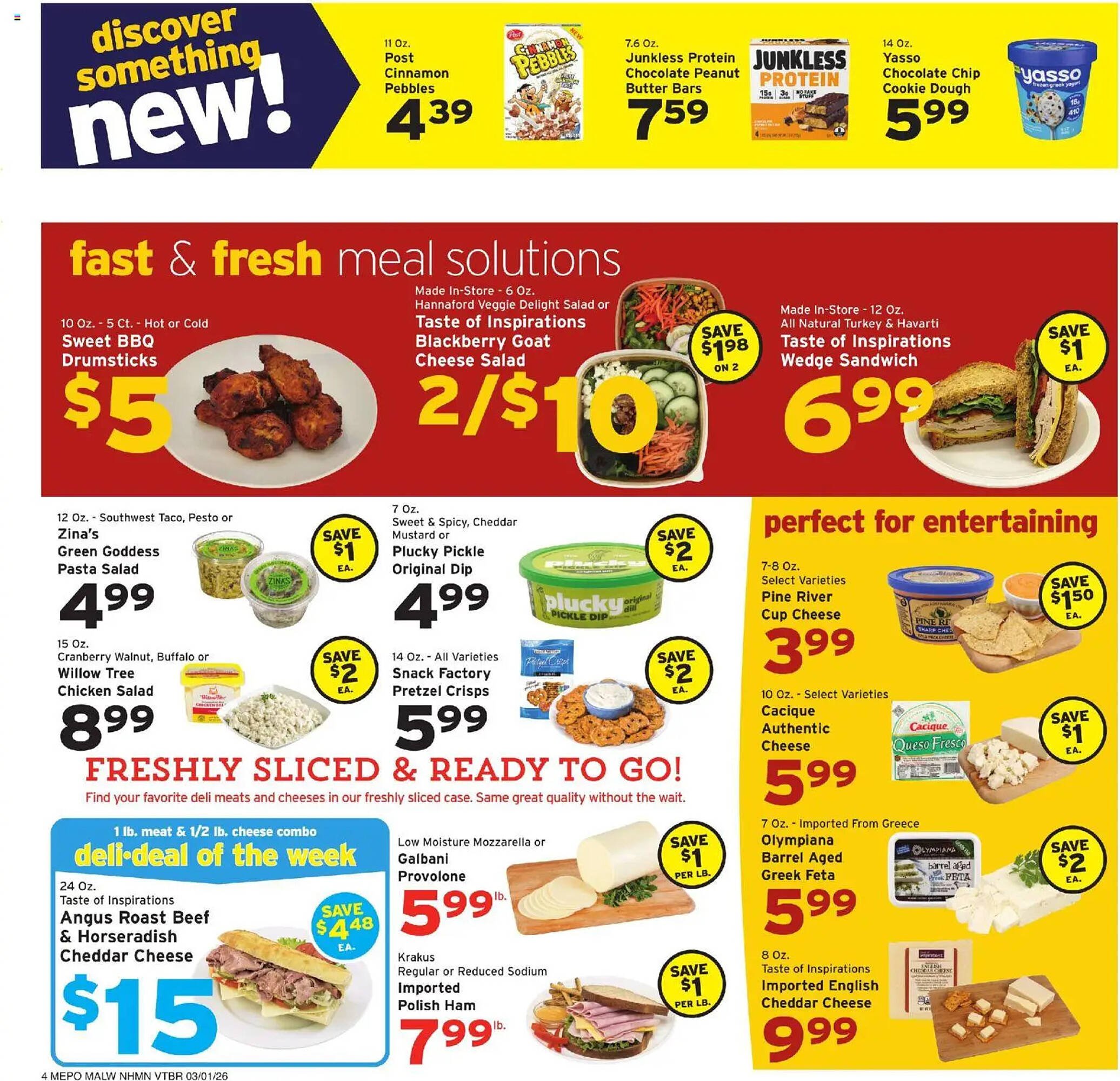 Hannaford flyer
