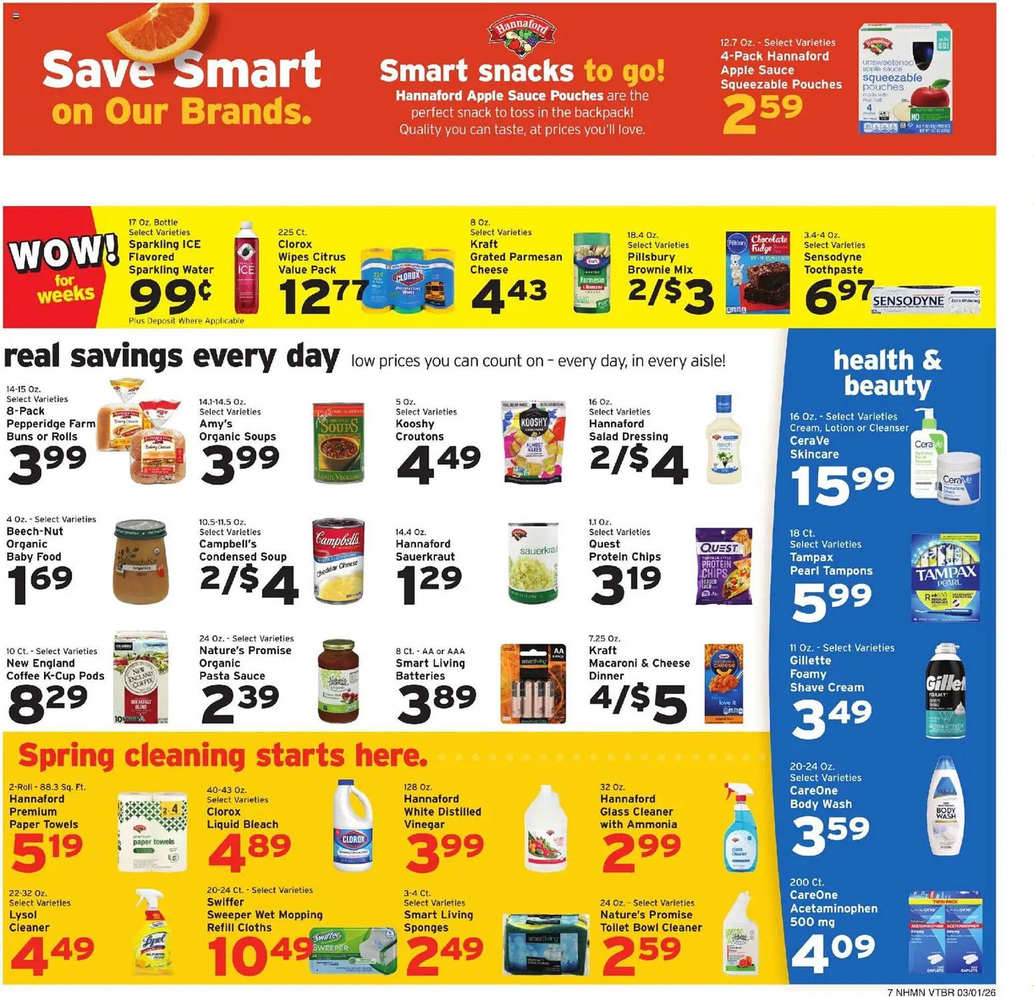 Hannaford flyer