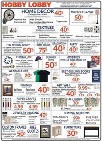 Hobby Lobby weekly ad
