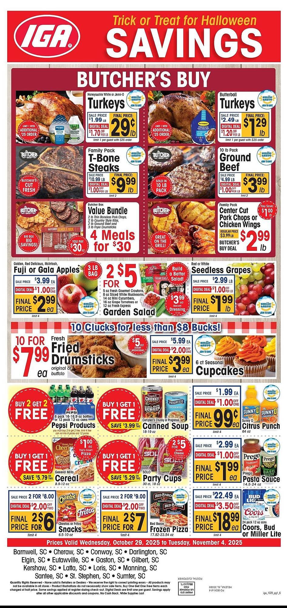 IGA weekly ad (2025-10-29 - 2025-11-04) | 1