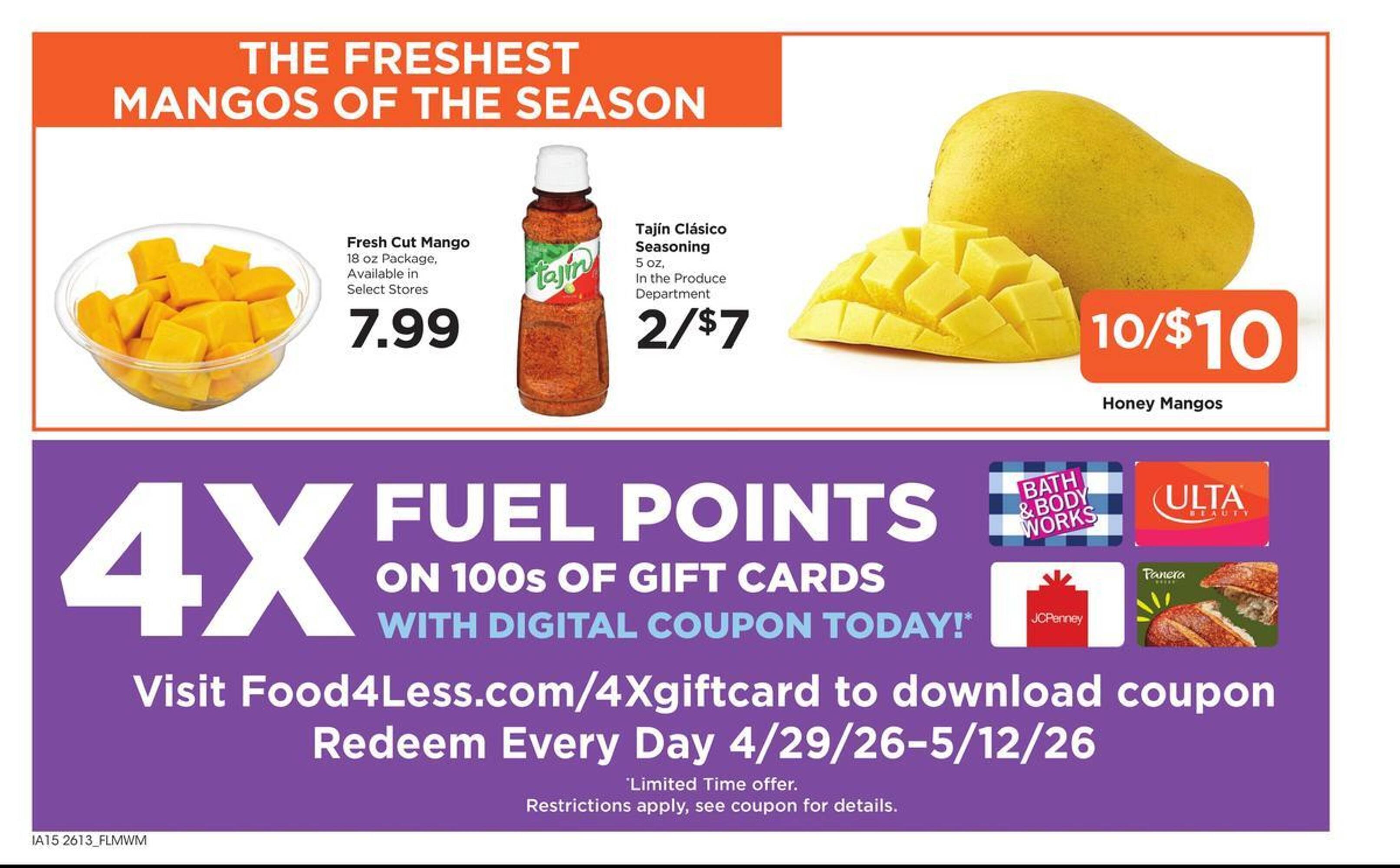 Food 4 Less weekly ad