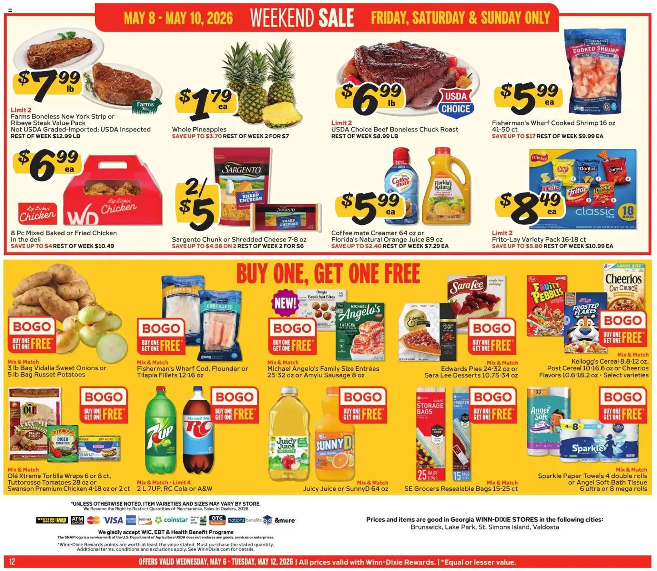 Winn Dixie weekly ad