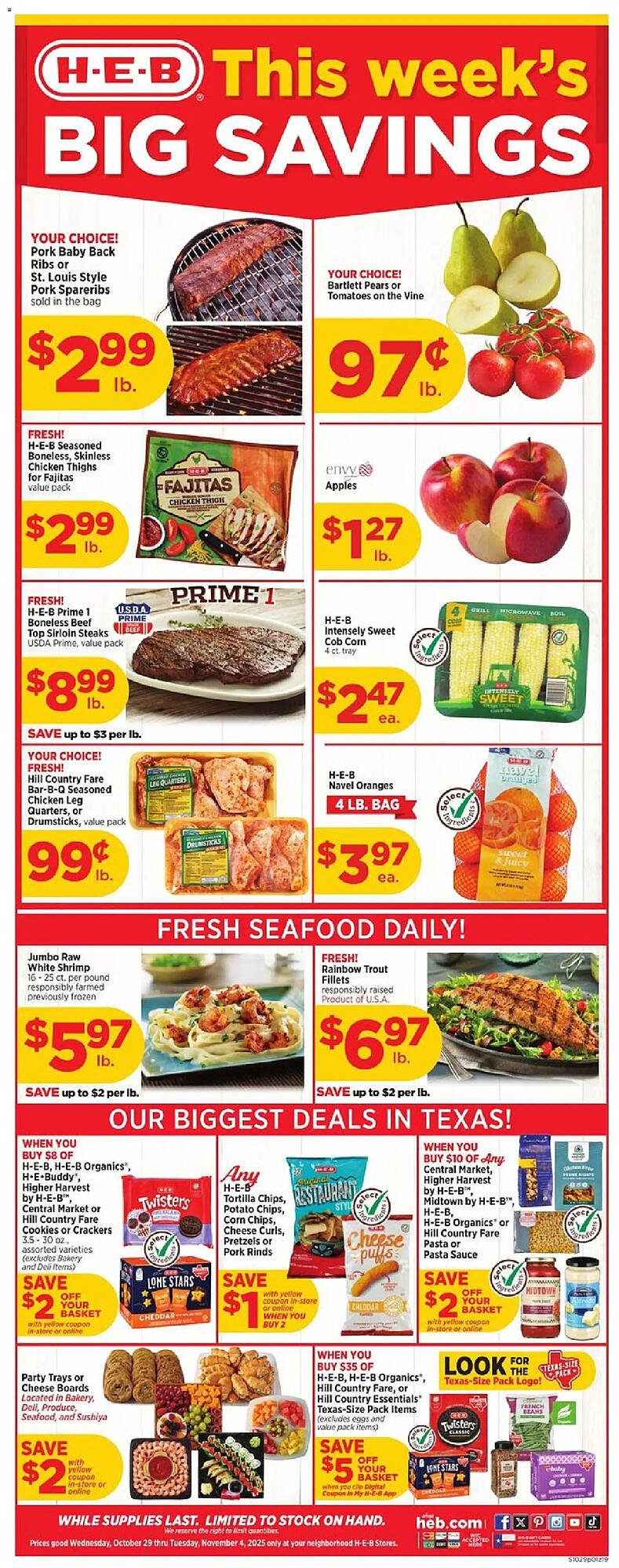 H-E-B weekly ad (2025-10-29 - 2025-11-05) | 1