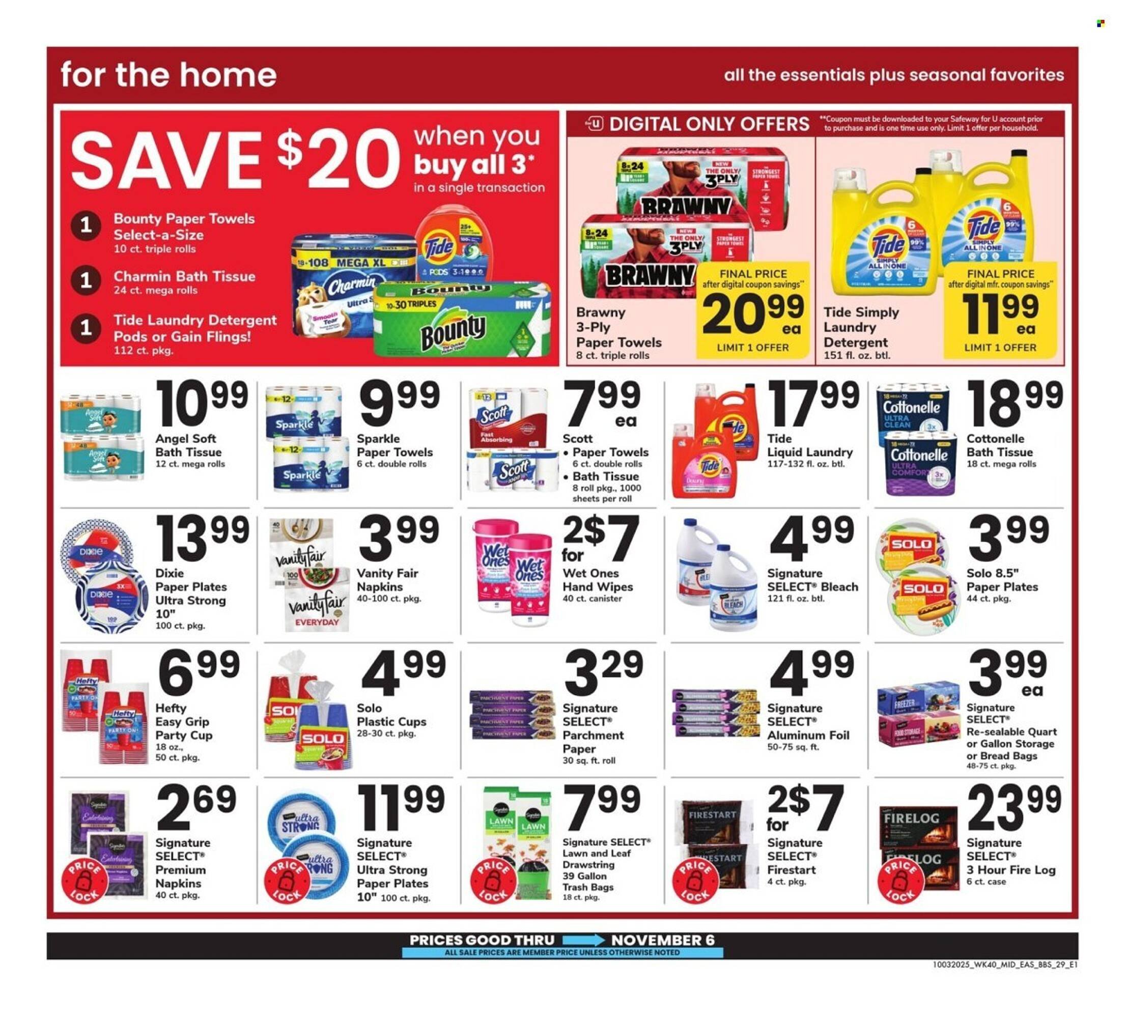 Safeway weekly ad (2025-10-03 - 2025-11-06) | 29