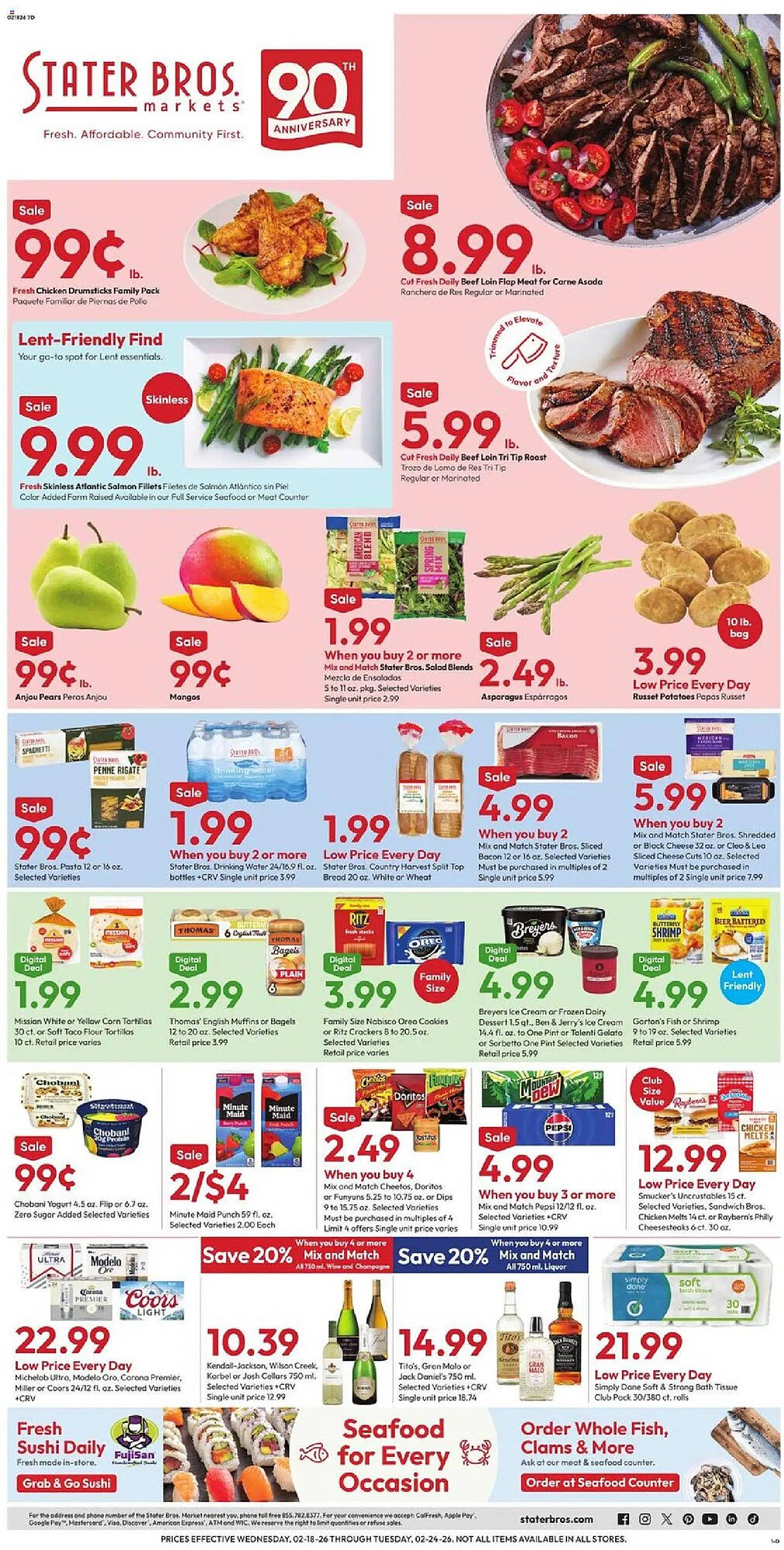 Stater Bros weekly ad