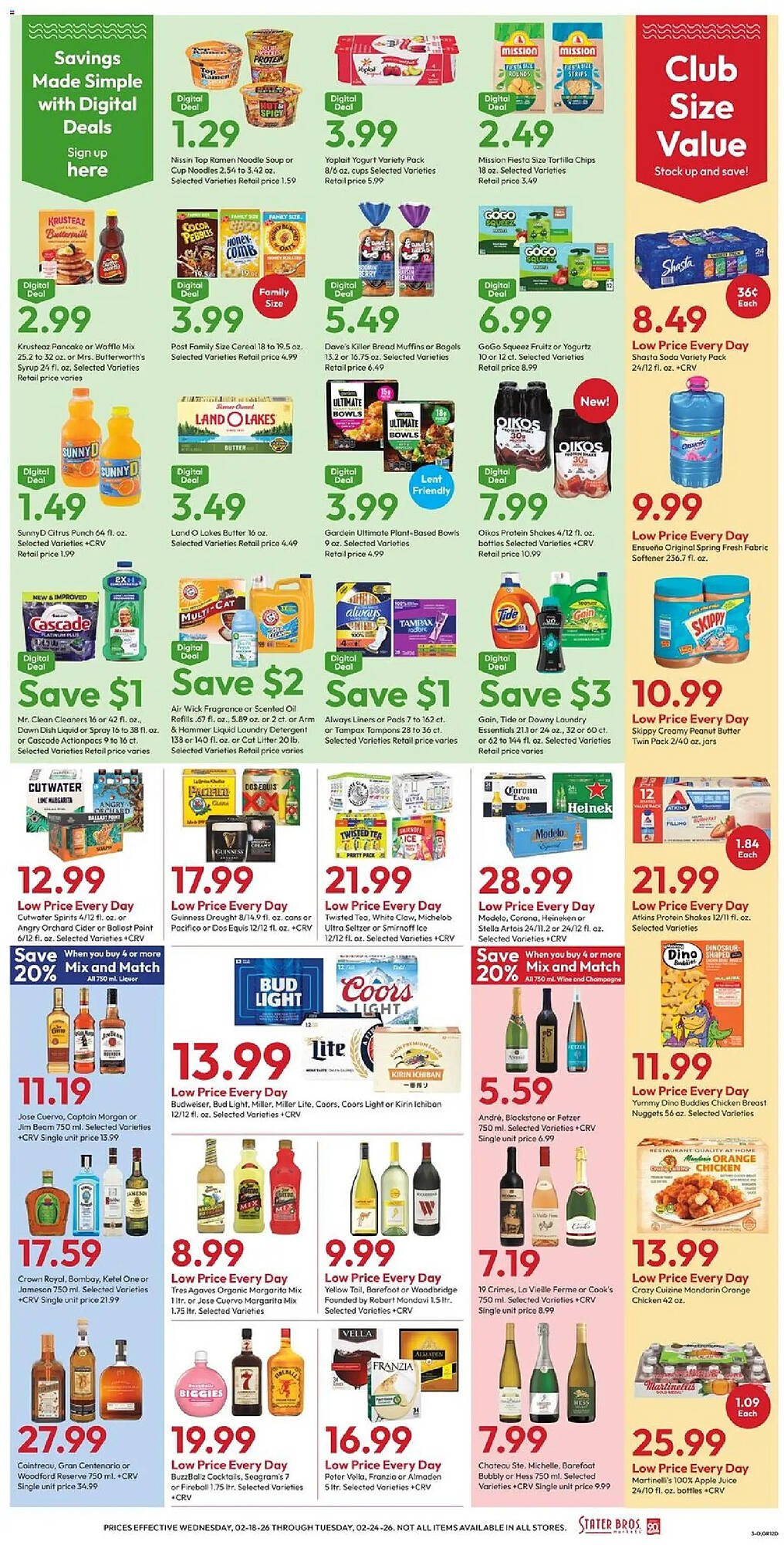 Stater Bros weekly ad