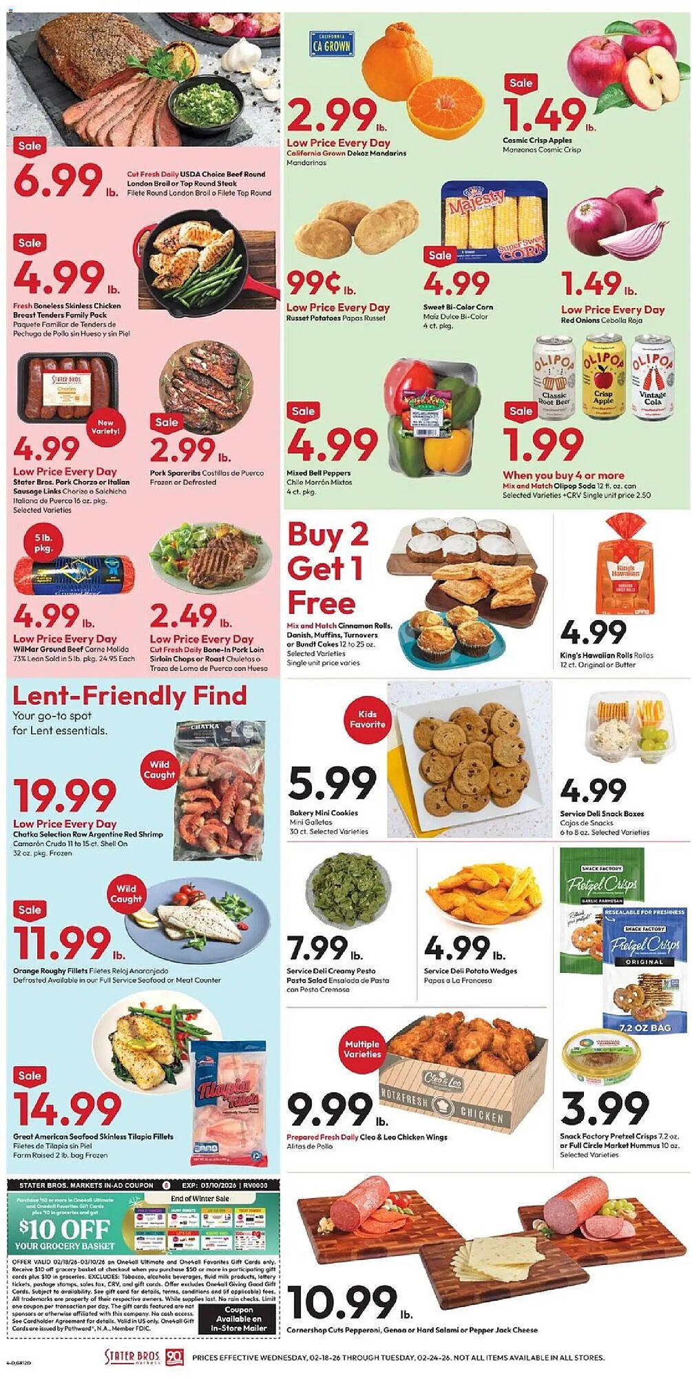 Stater Bros weekly ad