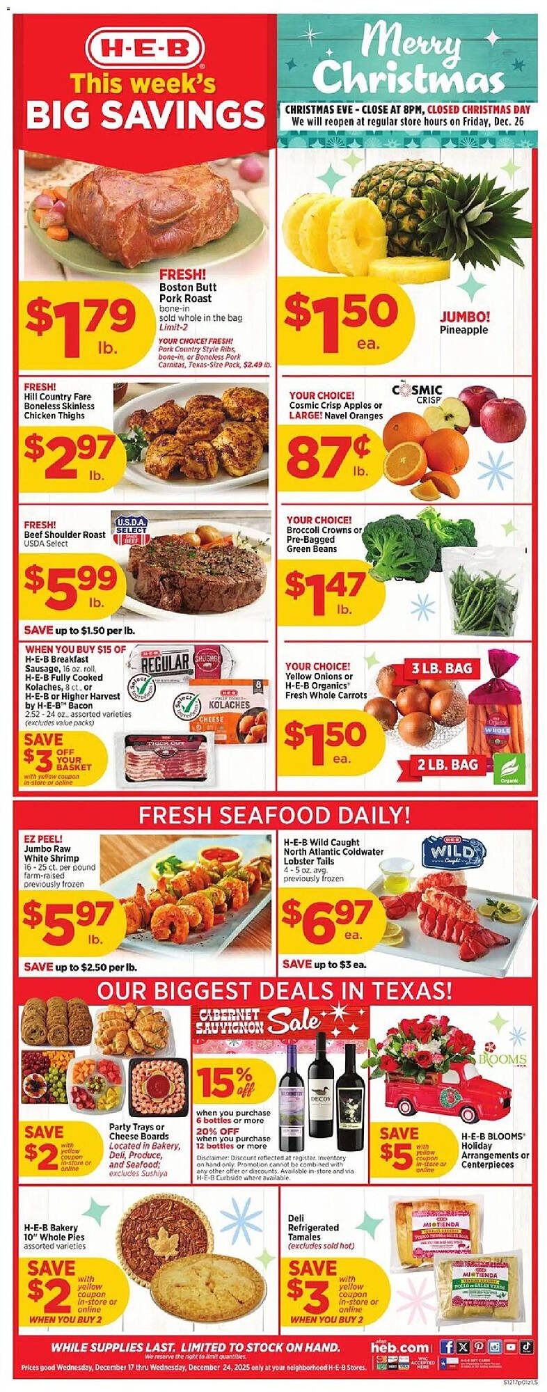 H-E-B weekly ad