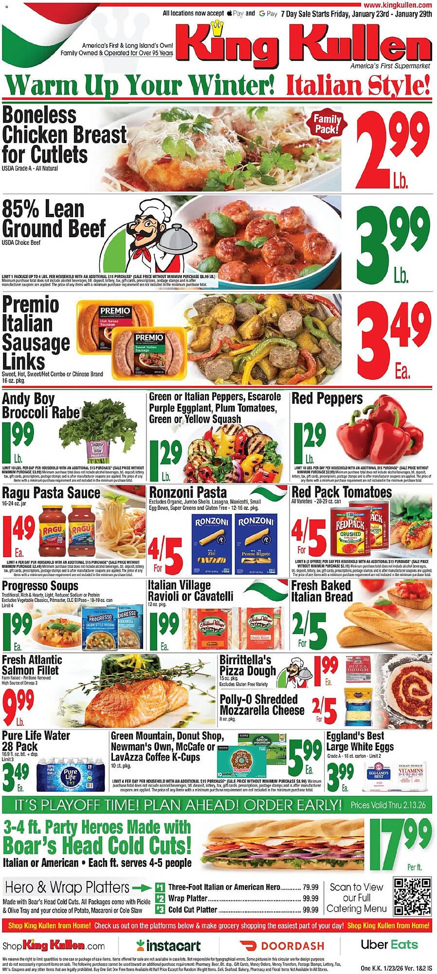 King Kullen weekly ad