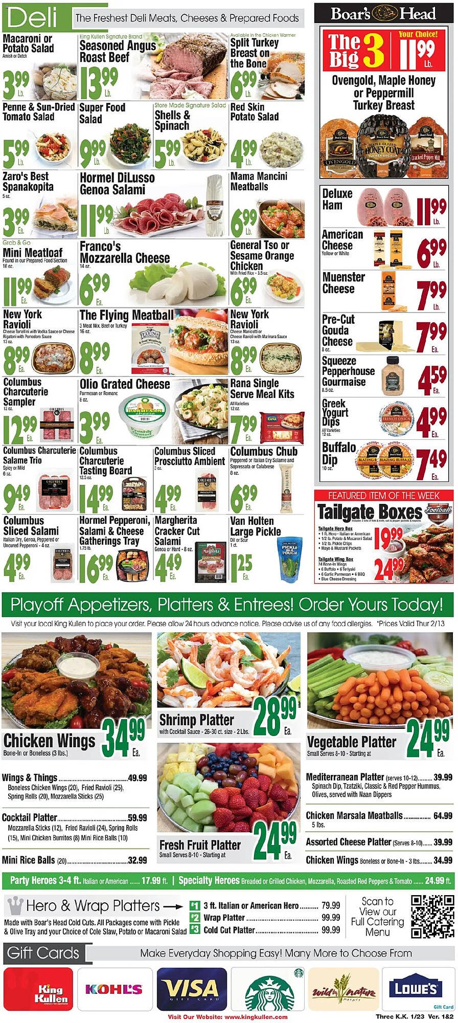 King Kullen weekly ad