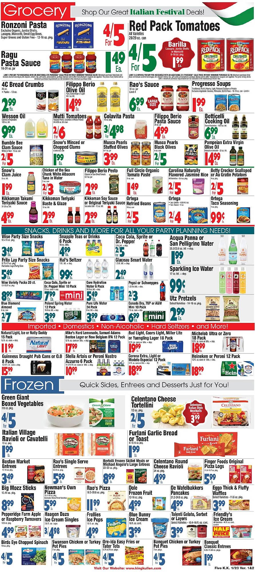 King Kullen weekly ad