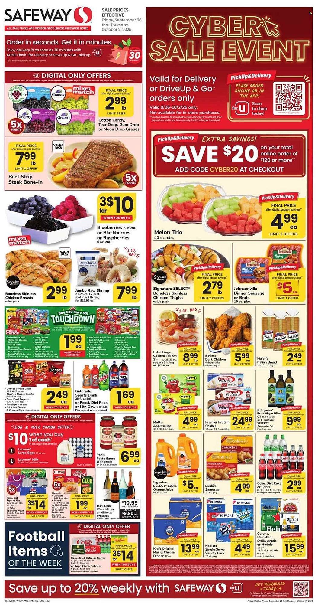 Safeway weekly ad (2025-09-26 - 2025-10-02) | 1