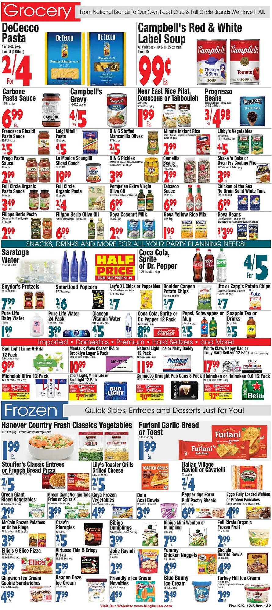 King Kullen weekly ad