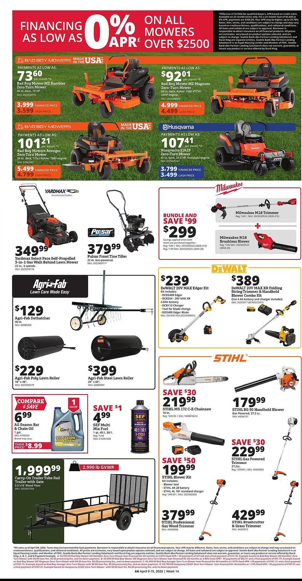 Rural King weekly ad