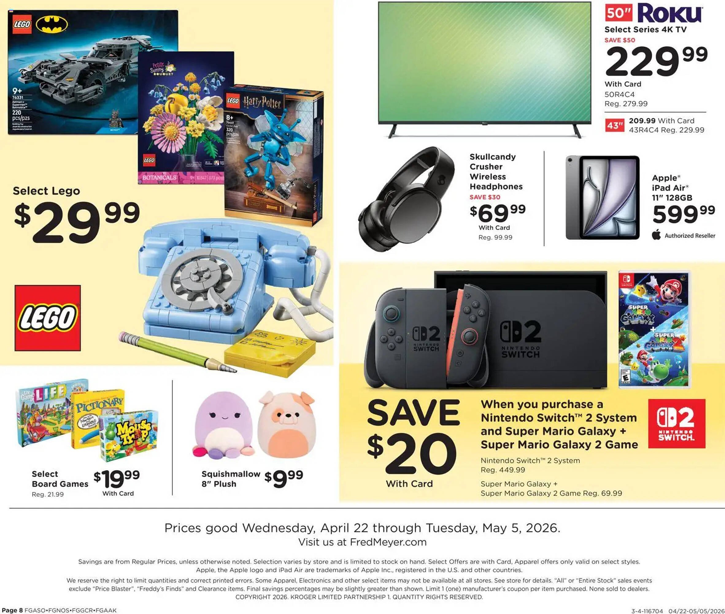 Fred Meyer weekly ad