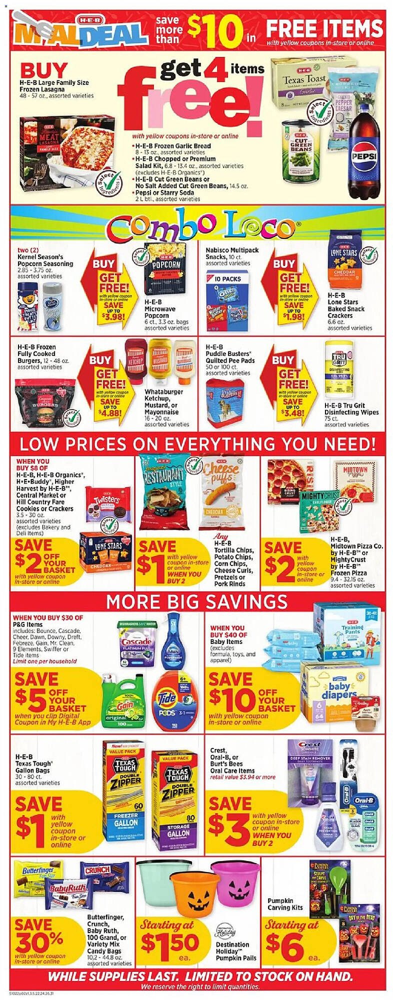 H-E-B weekly ad (2025-10-22 - 2025-10-28) | 2