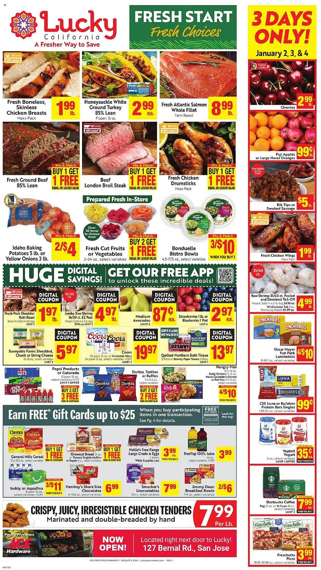 Lucky Supermarkets weekly ad