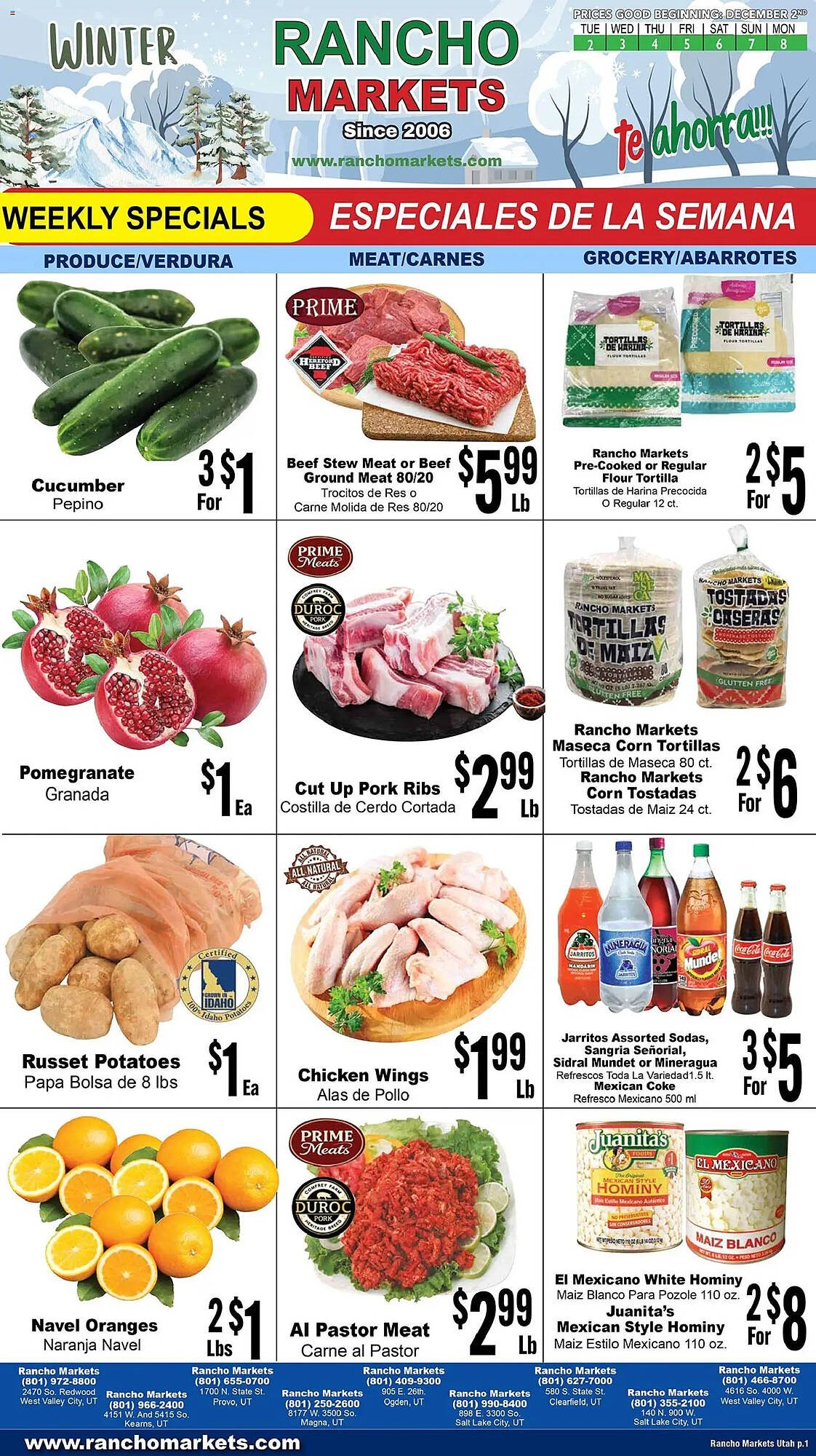 Rancho Markets weekly ad