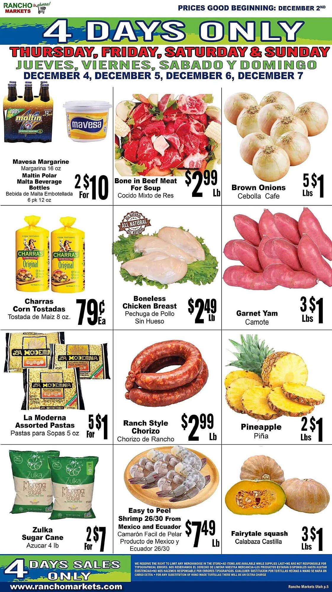 Rancho Markets weekly ad