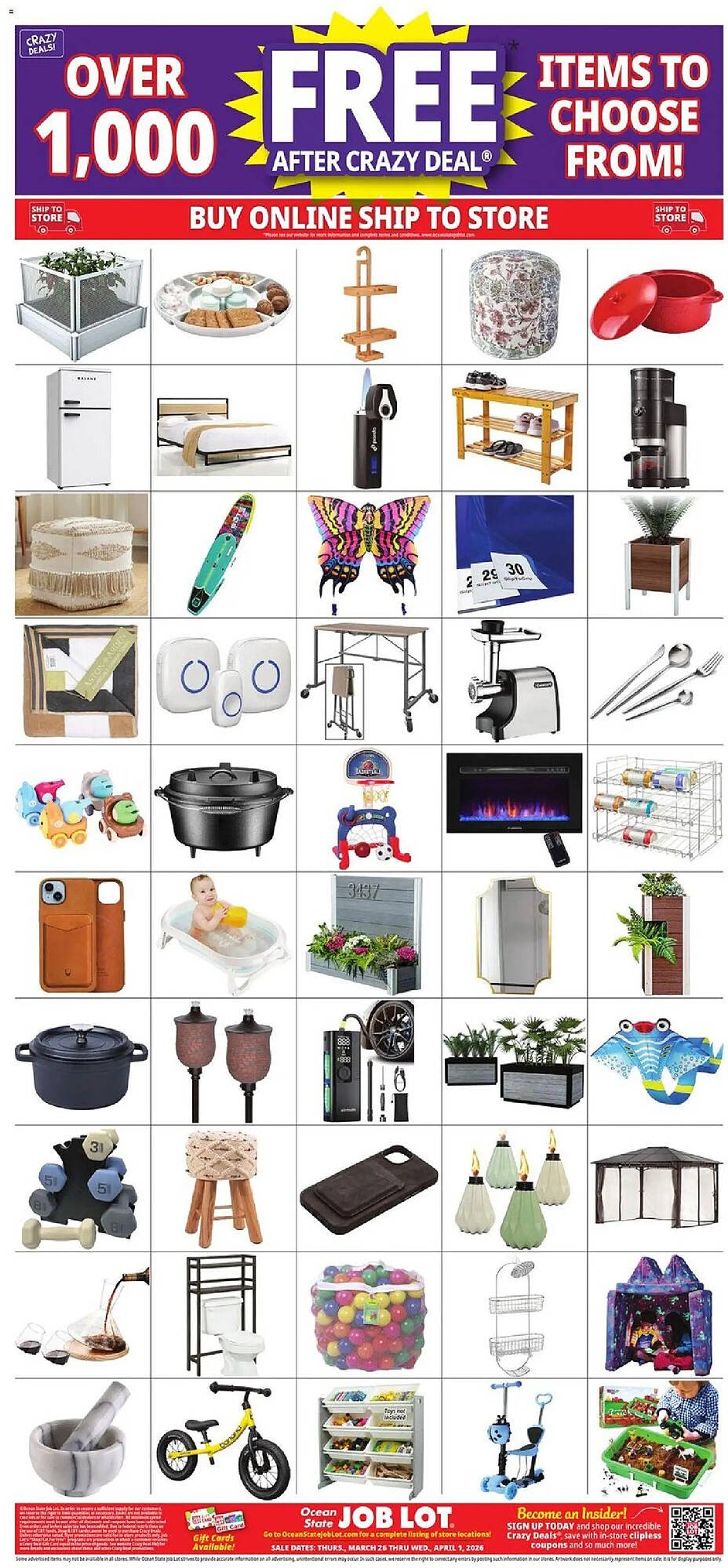 Ocean State Job Lot flyer