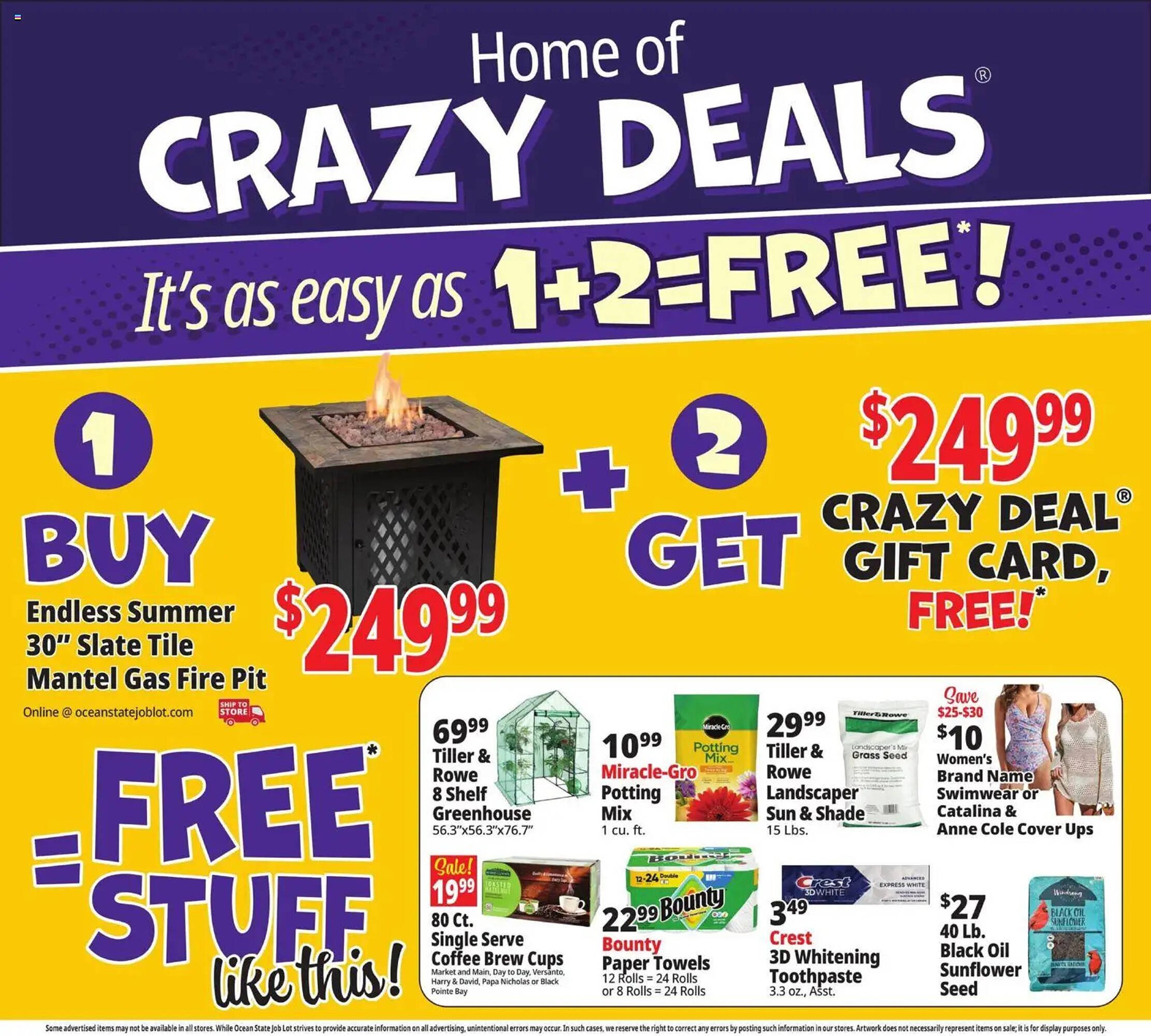 Ocean State Job Lot flyer