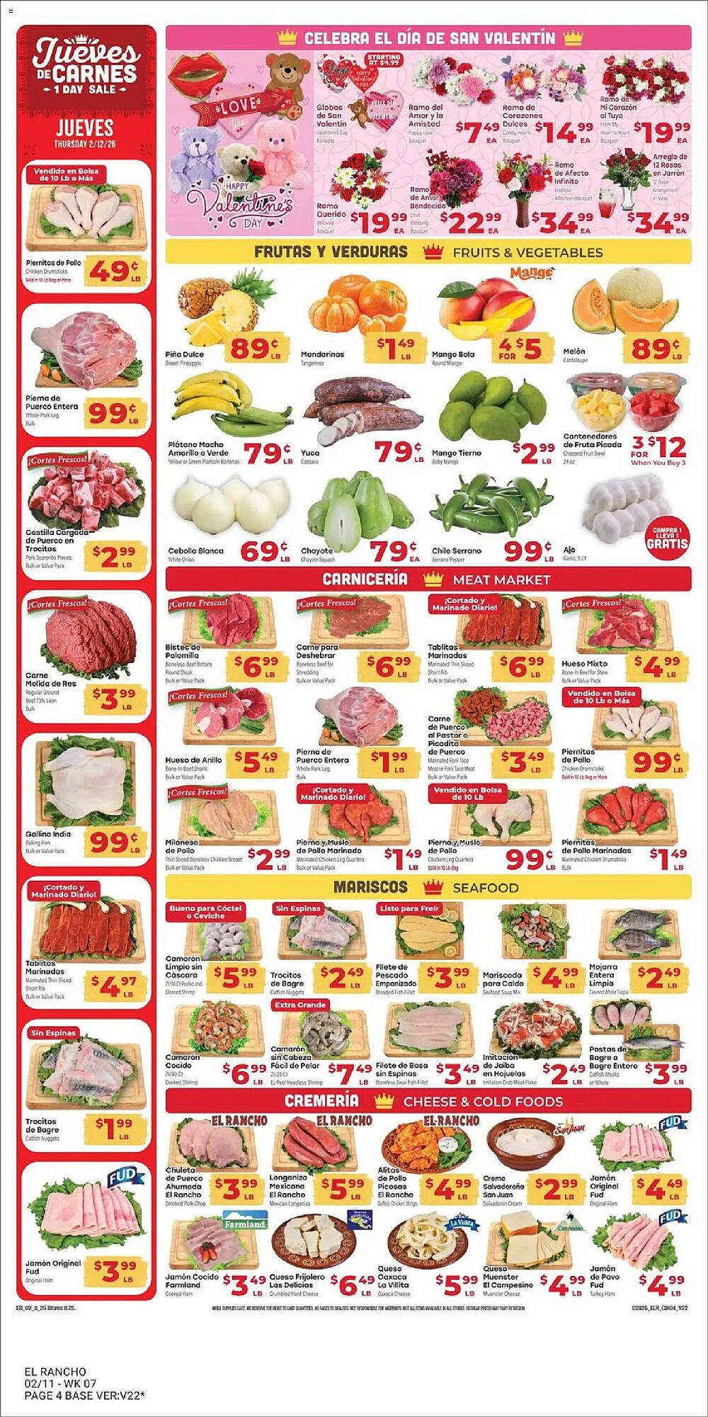 Supermercado El Rancho weekly ad