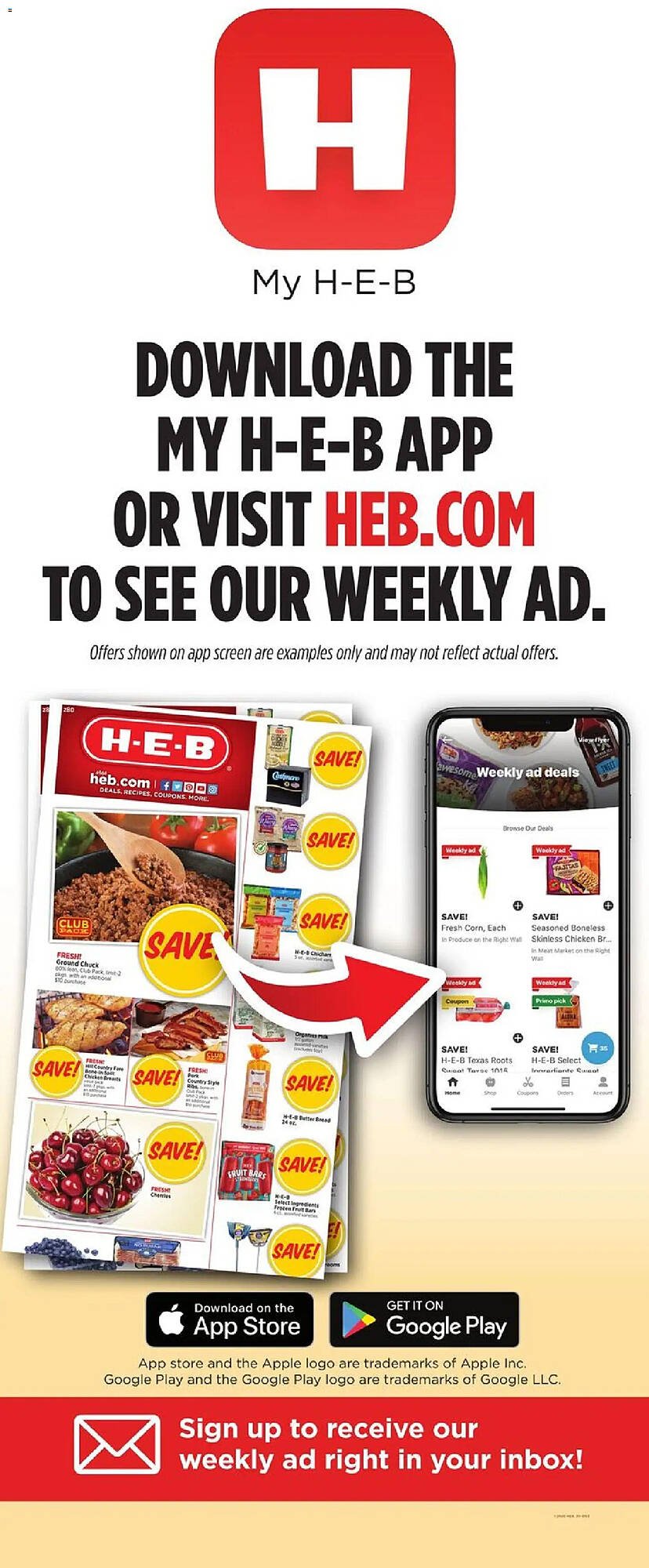 H-E-B weekly ad