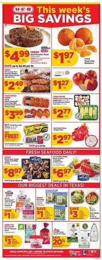 H-E-B weekly ad