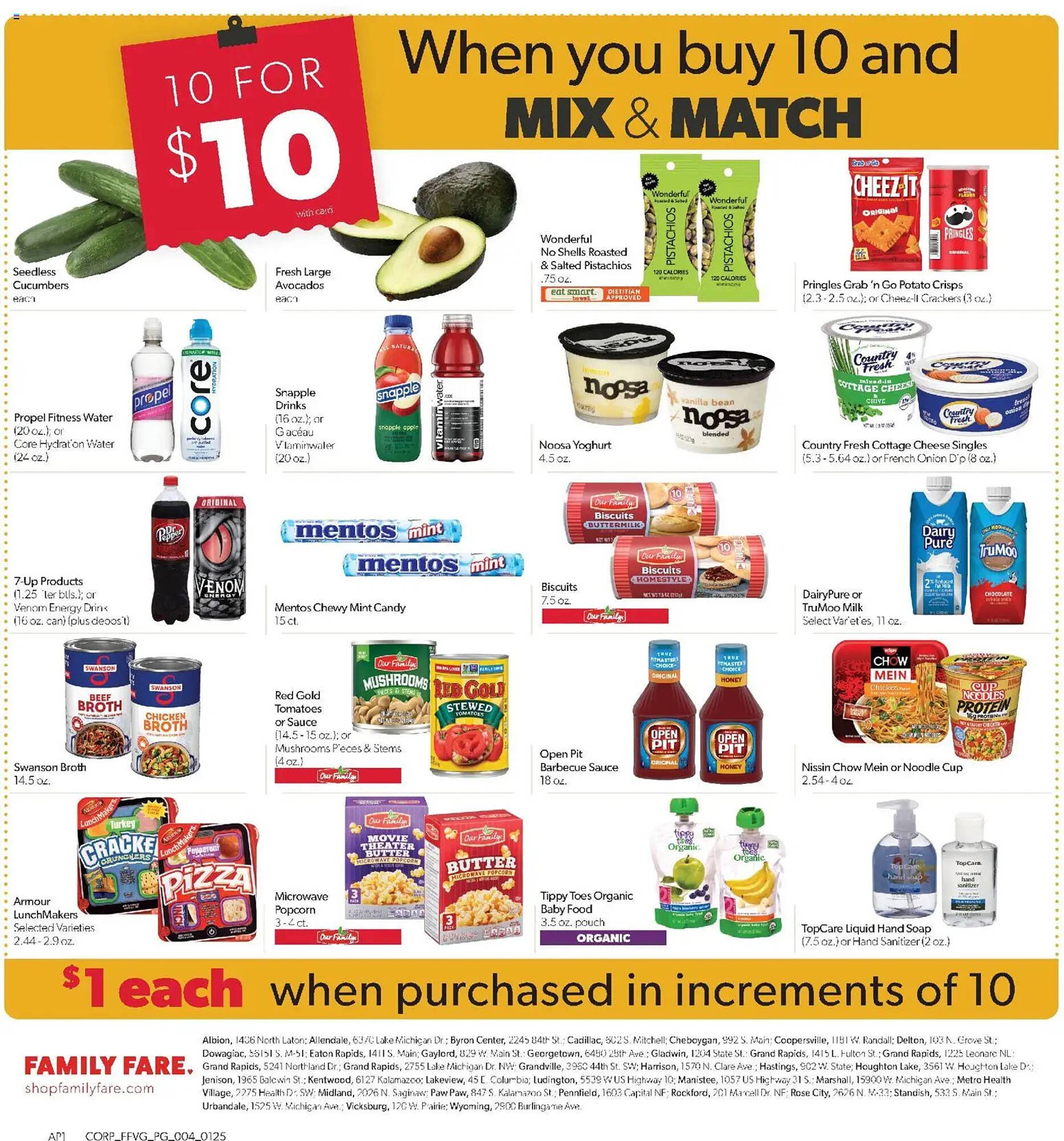 Family Fare weekly ad
