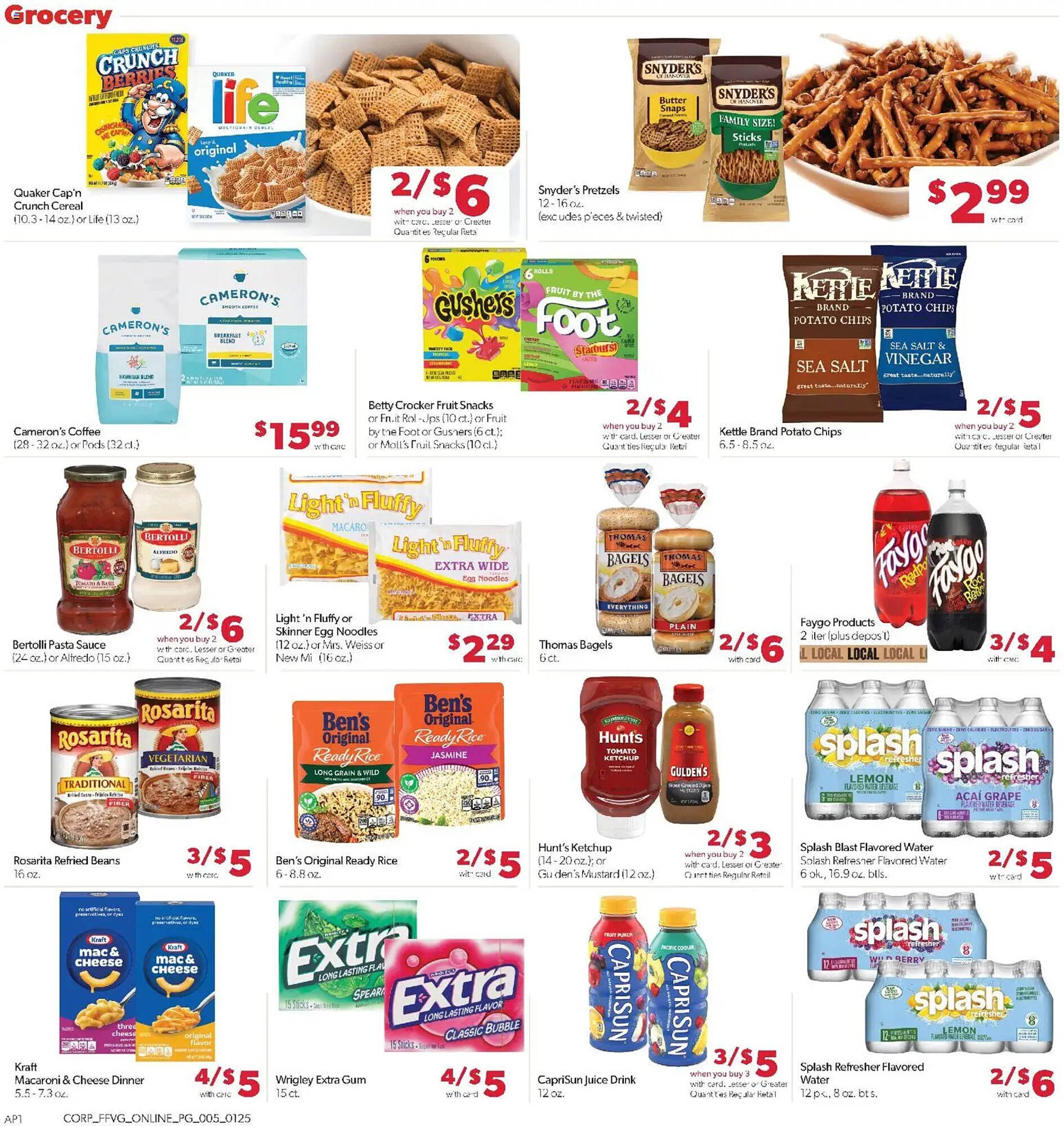 Family Fare weekly ad