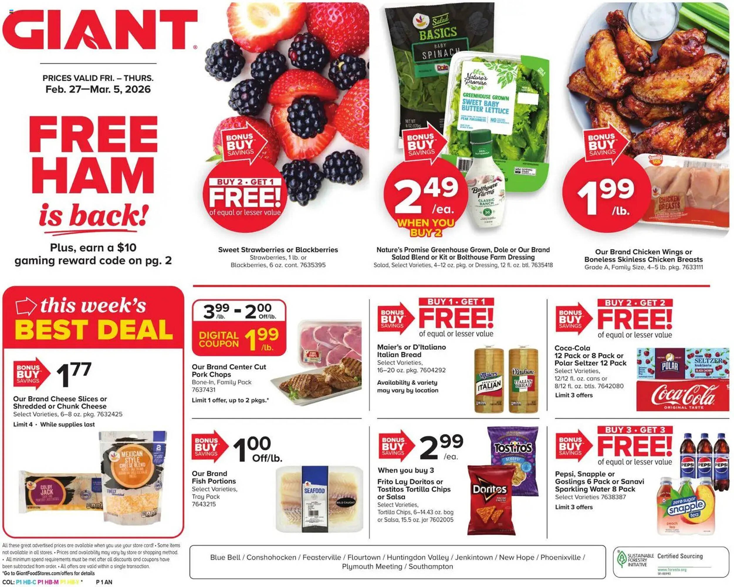 GIANT weekly ad