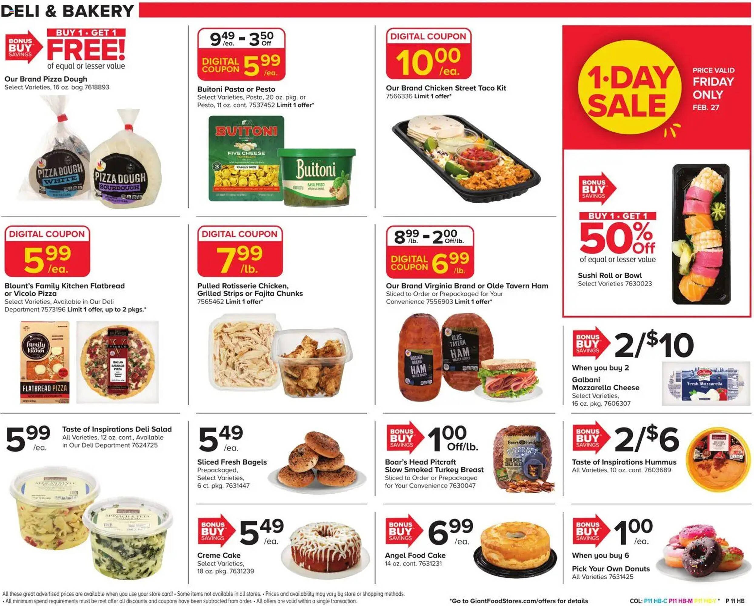 GIANT weekly ad