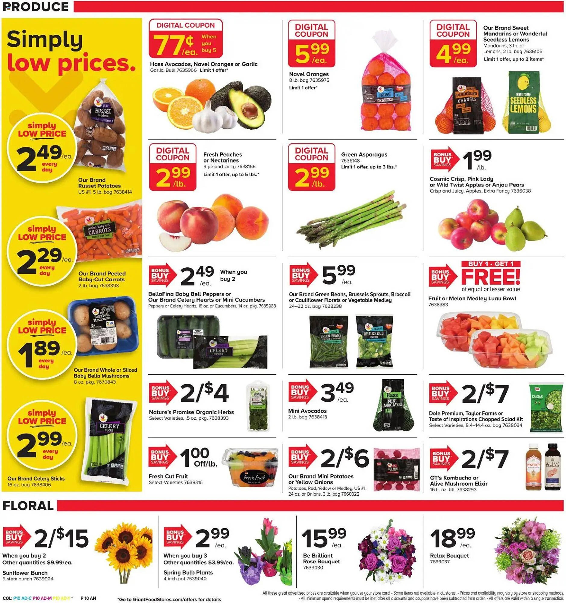 GIANT weekly ad