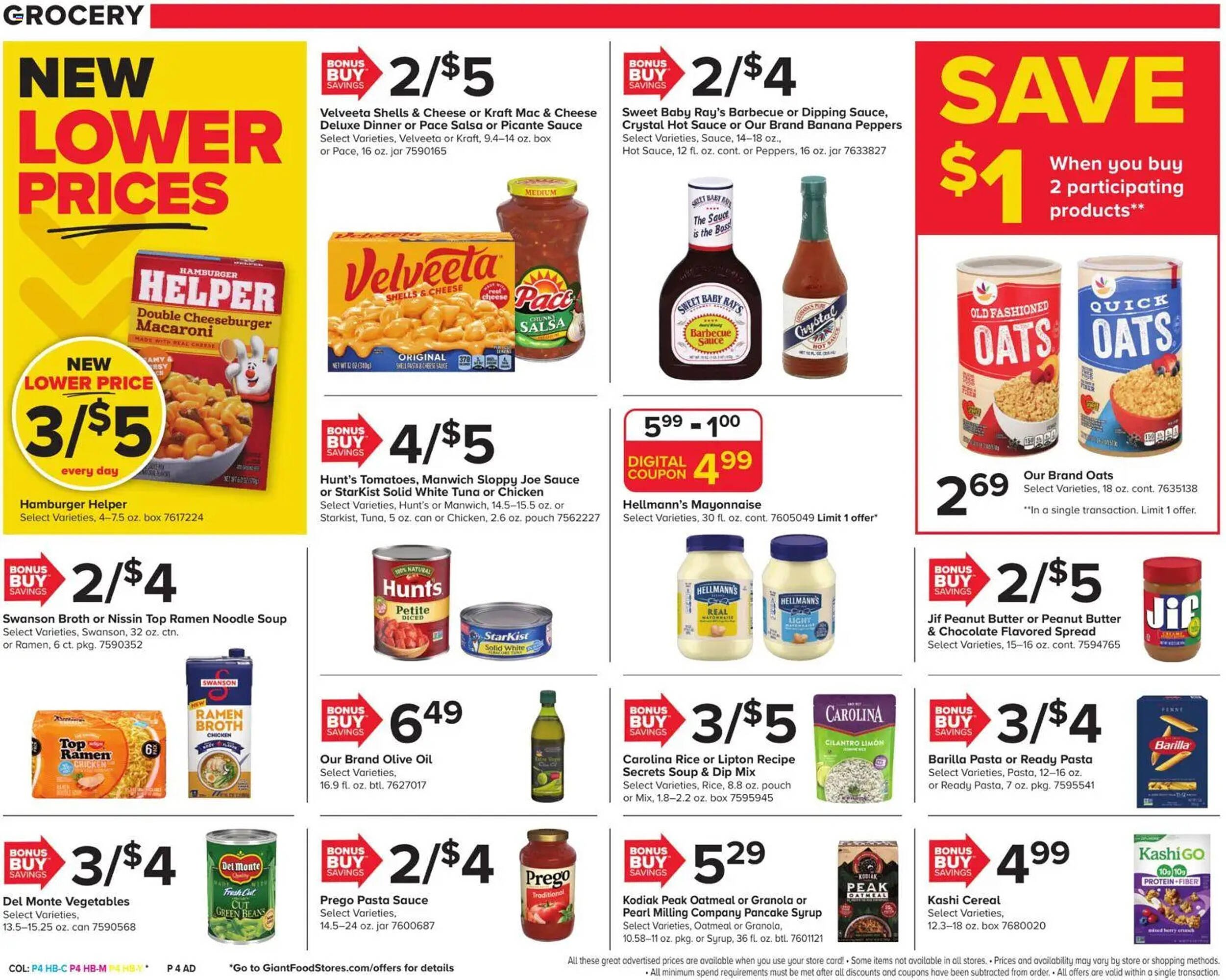 GIANT weekly ad