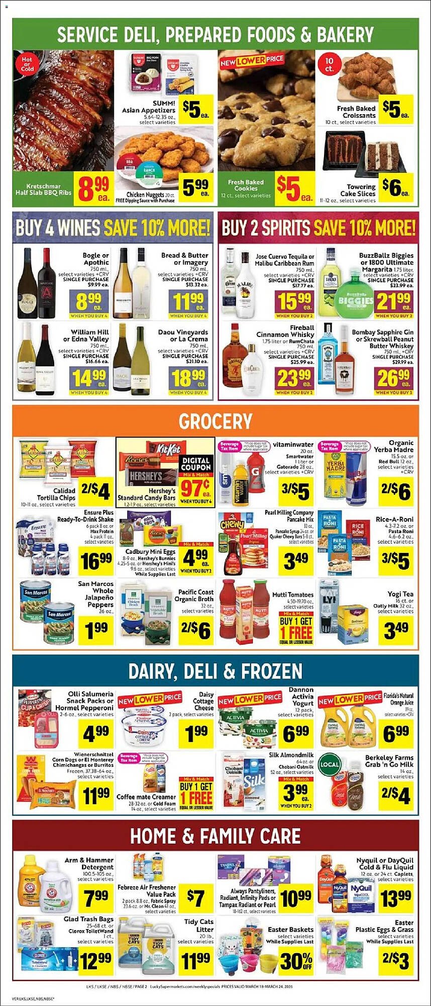 Lucky Supermarkets weekly ad