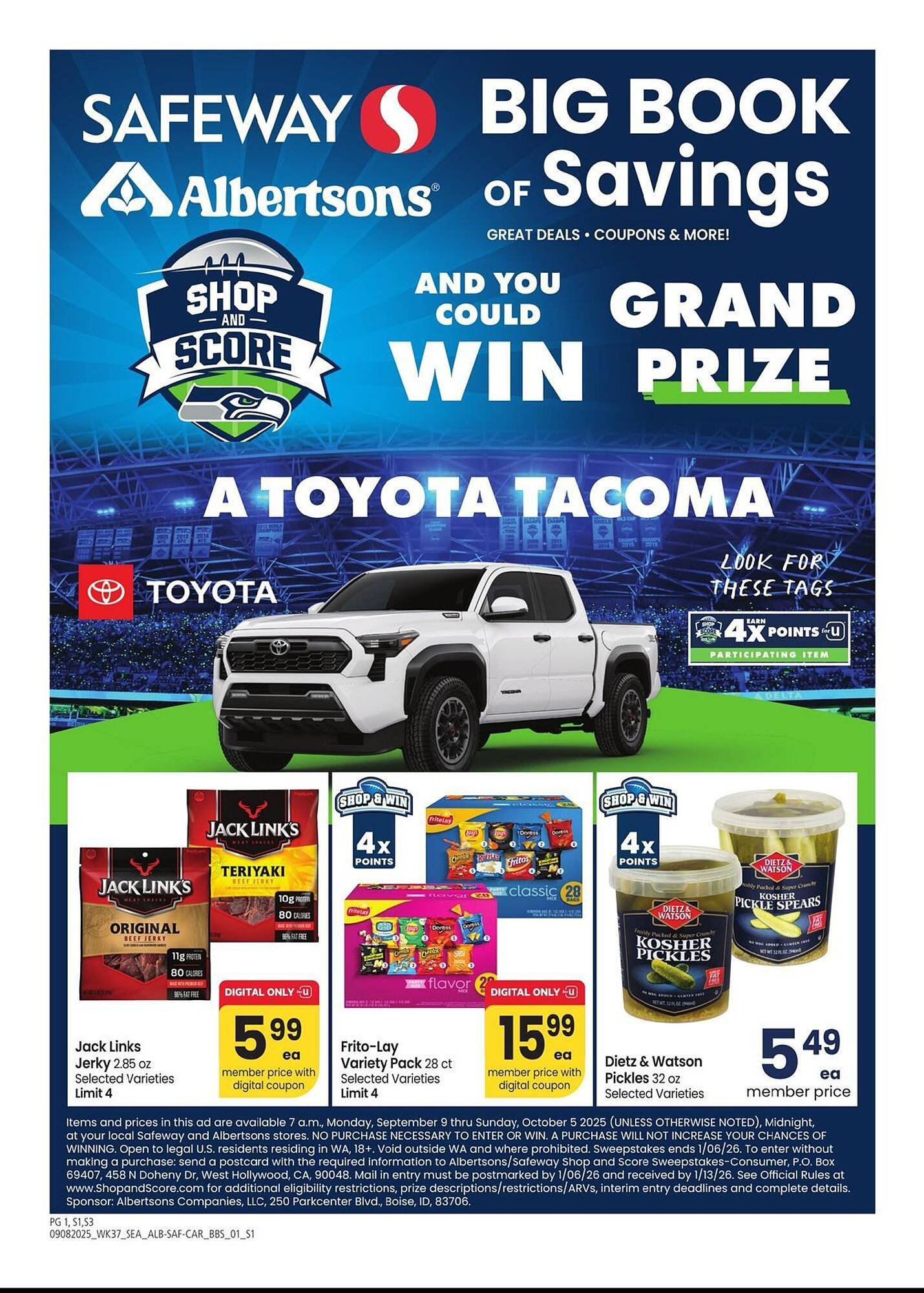 Safeway weekly ad (2025-09-09 - 2025-10-05) | 1