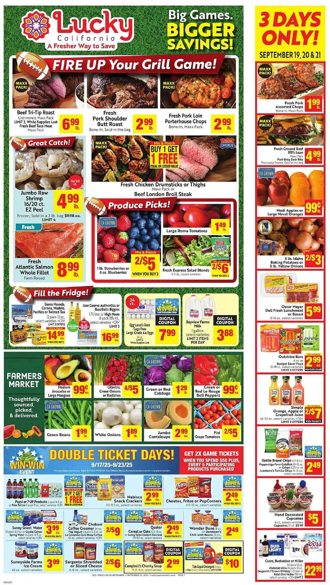 Lucky Supermarkets weekly ad (2025-09-17 - 2025-09-24) | 1