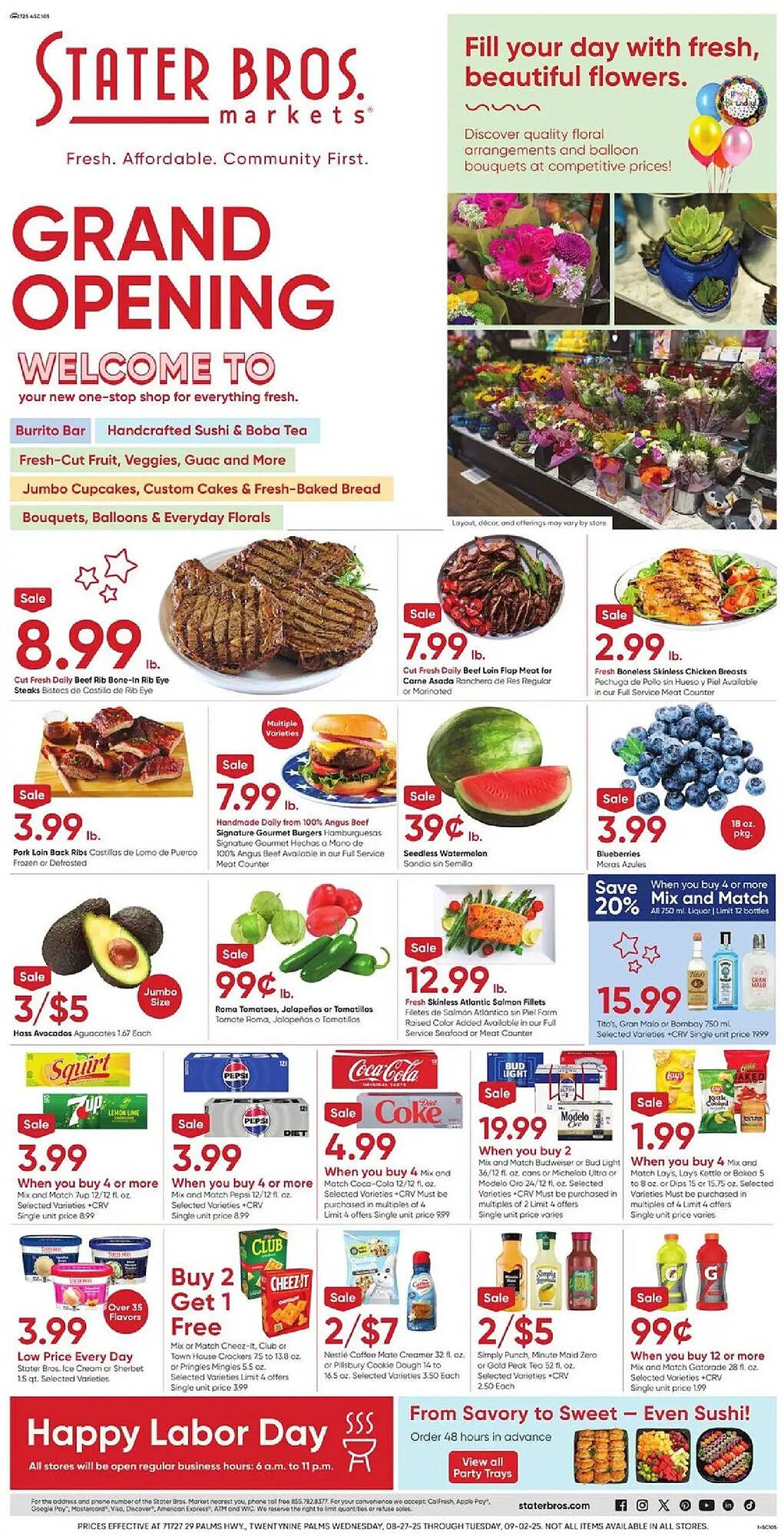 Stater Bros Weekly Ad (2025-08-27 - 2025-09-02) | 1
