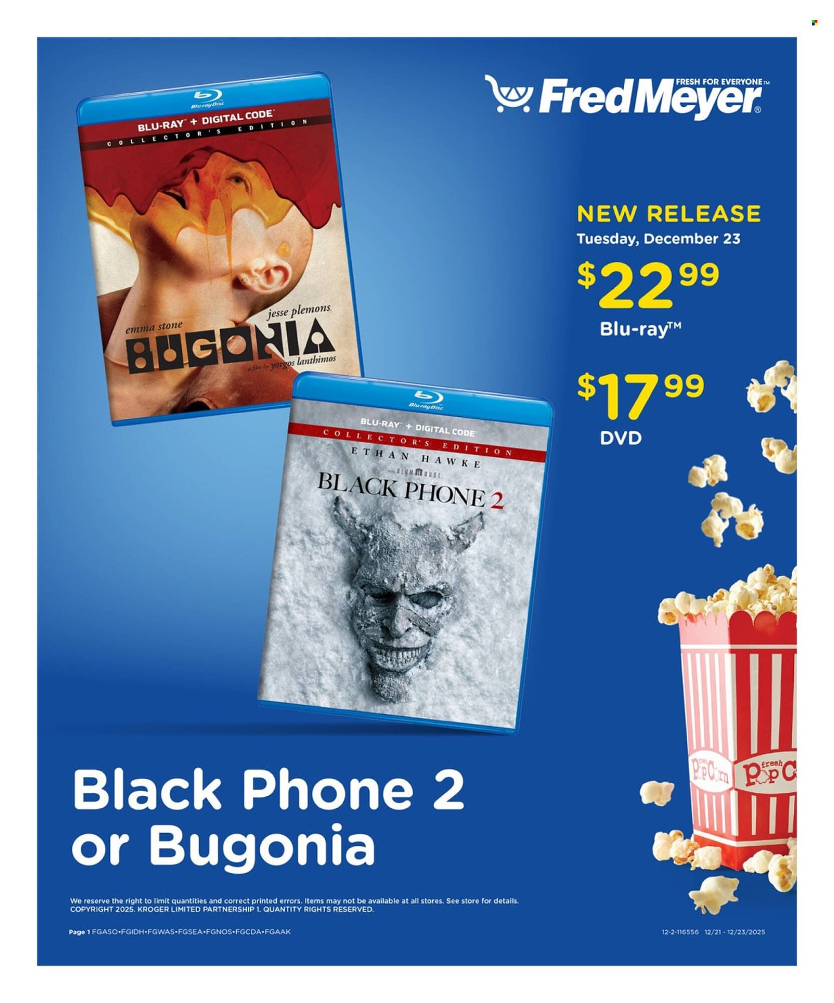 Fred Meyer weekly ad