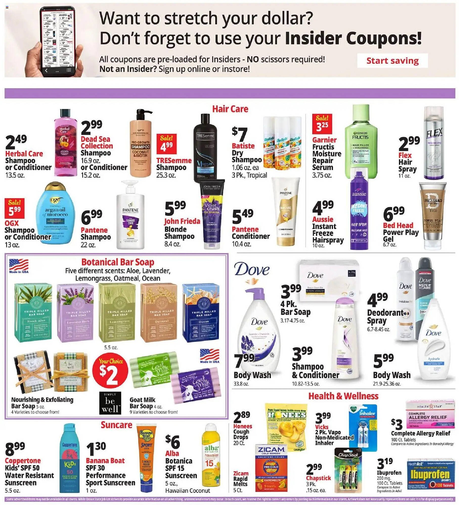 Ocean State Job Lot flyer