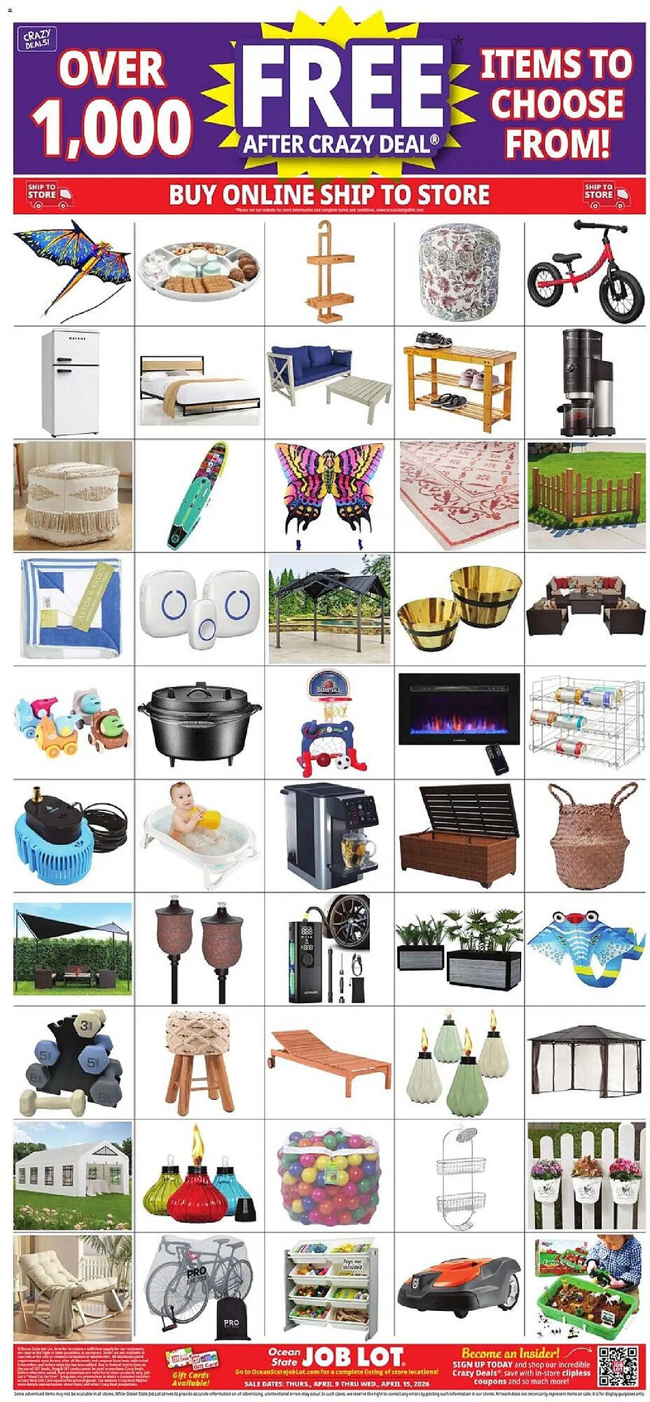 Ocean State Job Lot flyer