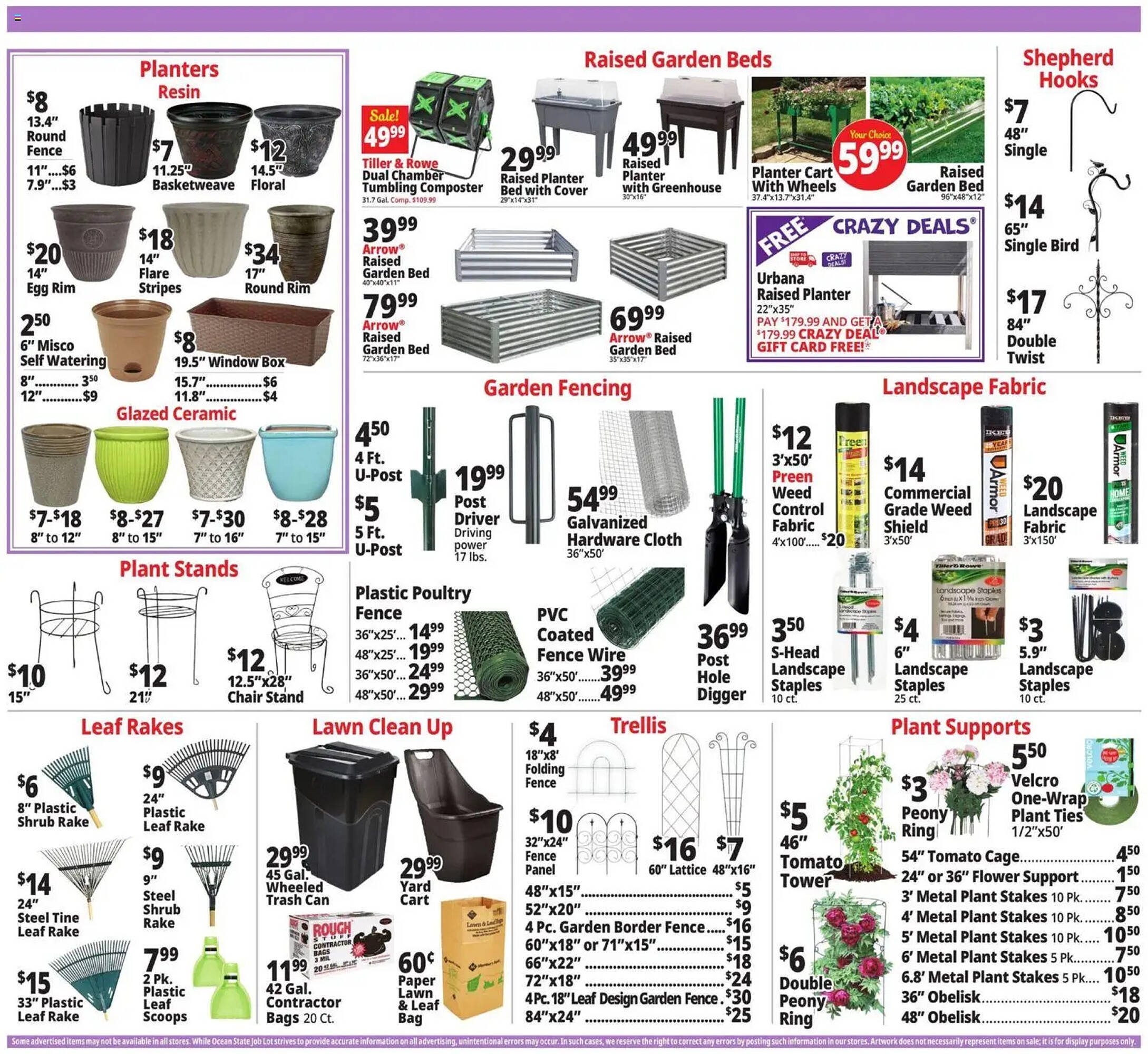 Ocean State Job Lot flyer