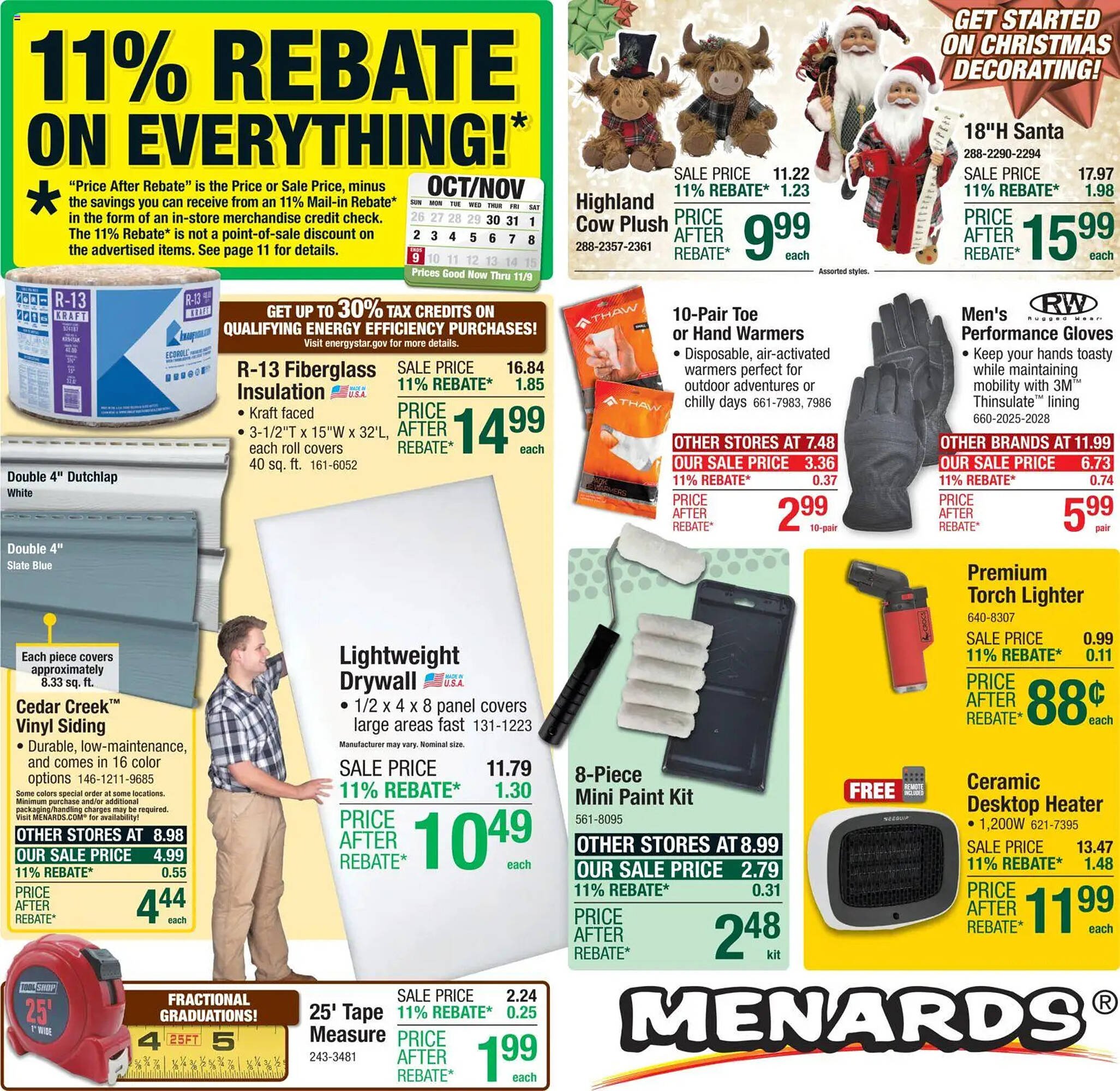 Menards weekly ad (2025-10-30 - 2025-11-09) | 1