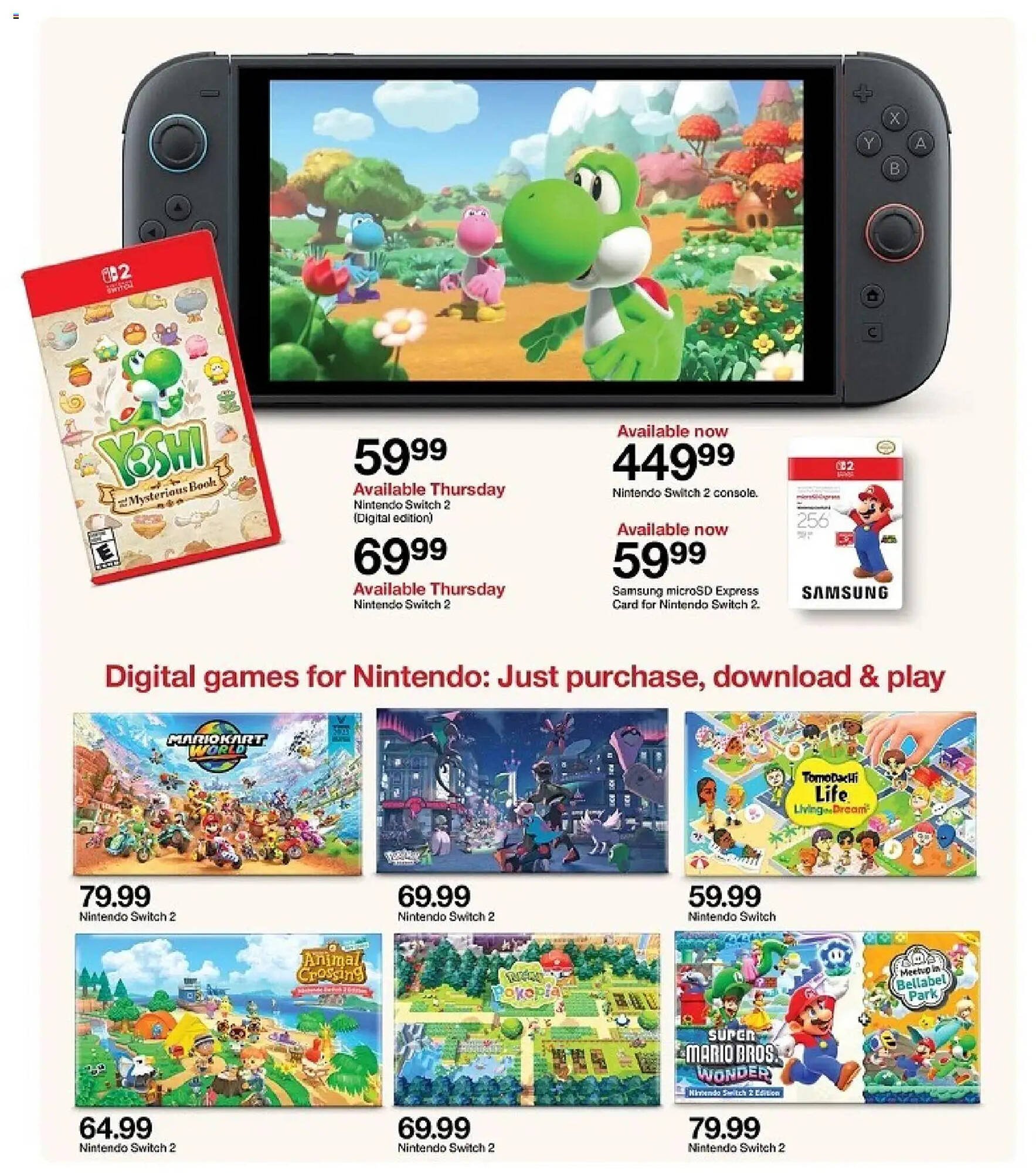Target weekly ad