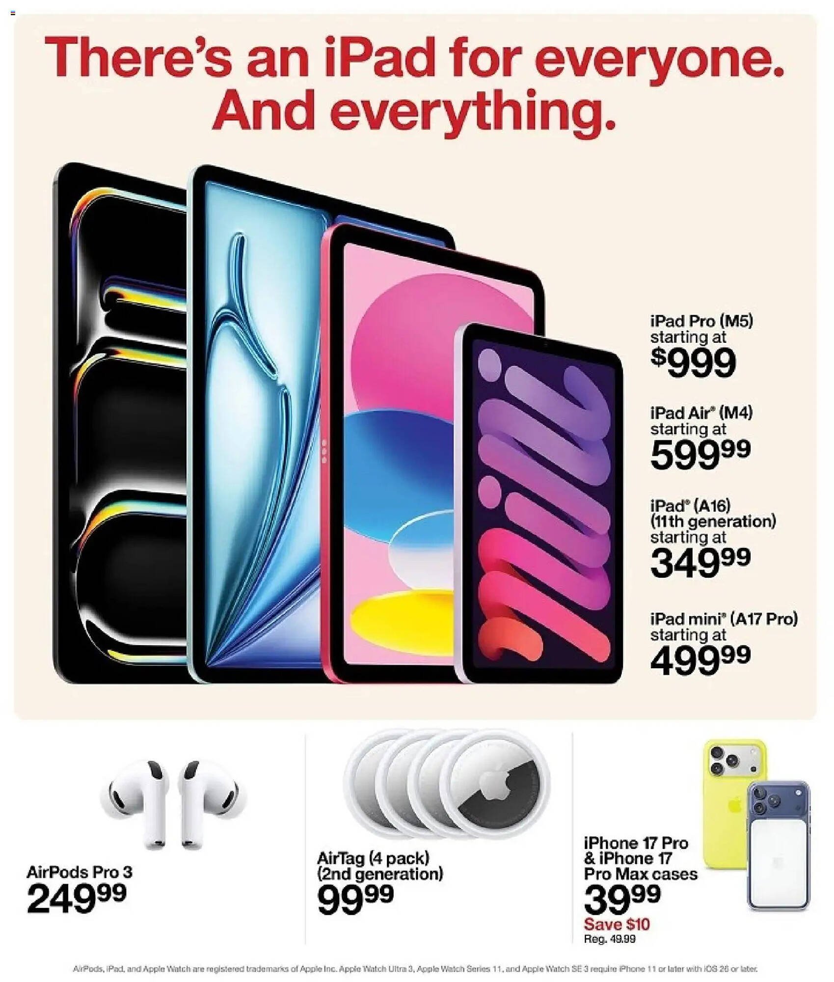 Target weekly ad