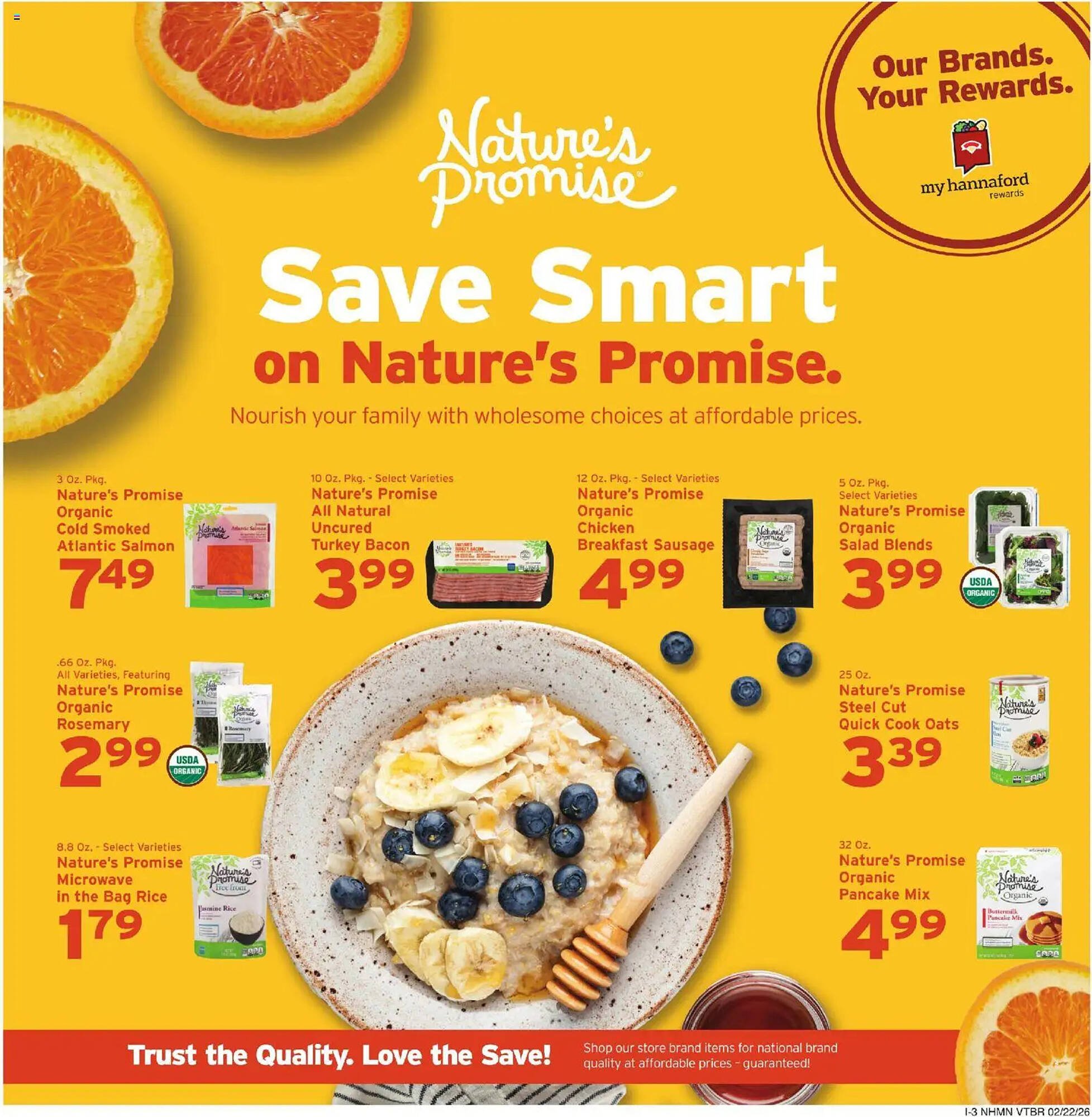 Hannaford flyer
