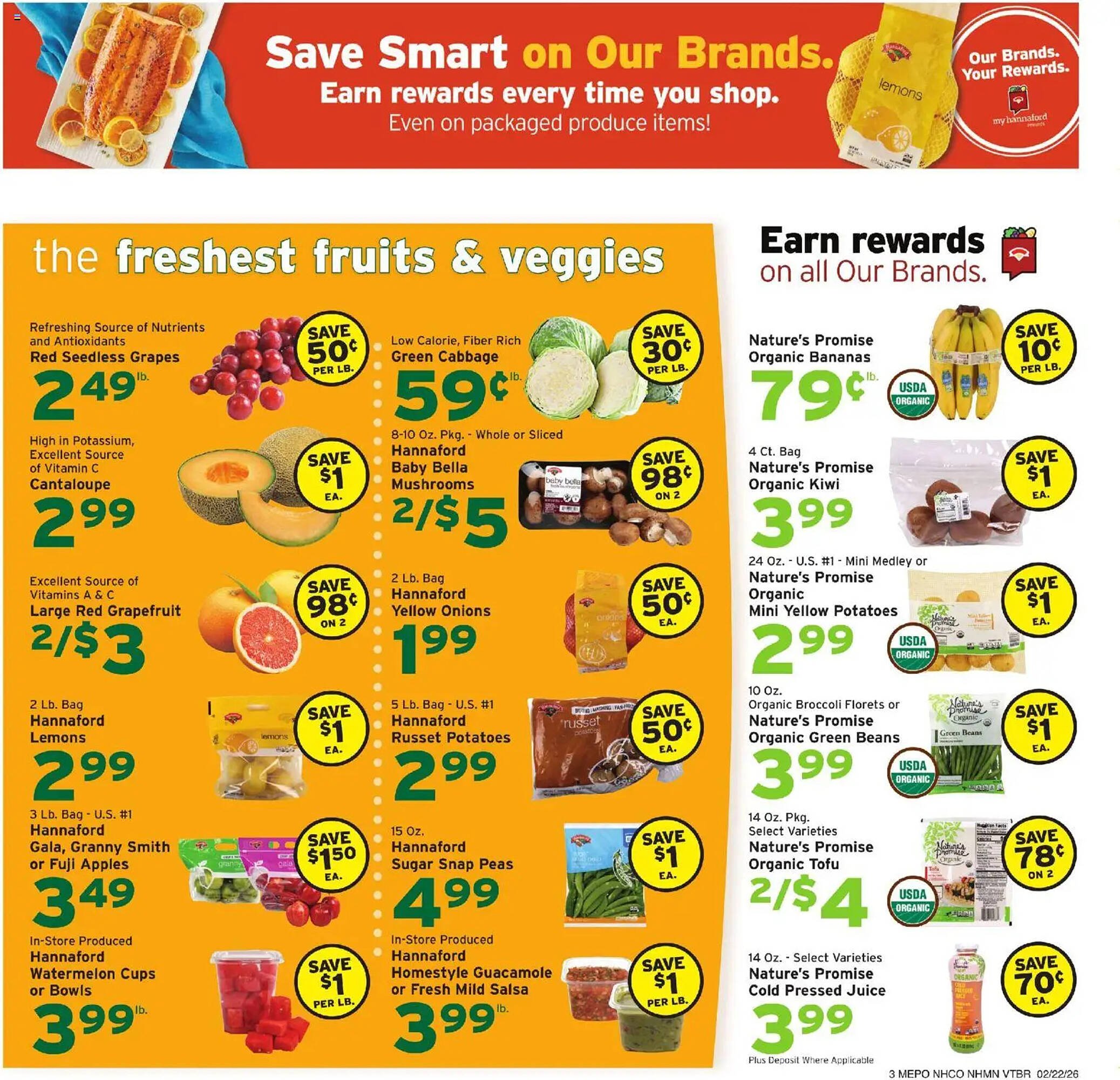 Hannaford flyer