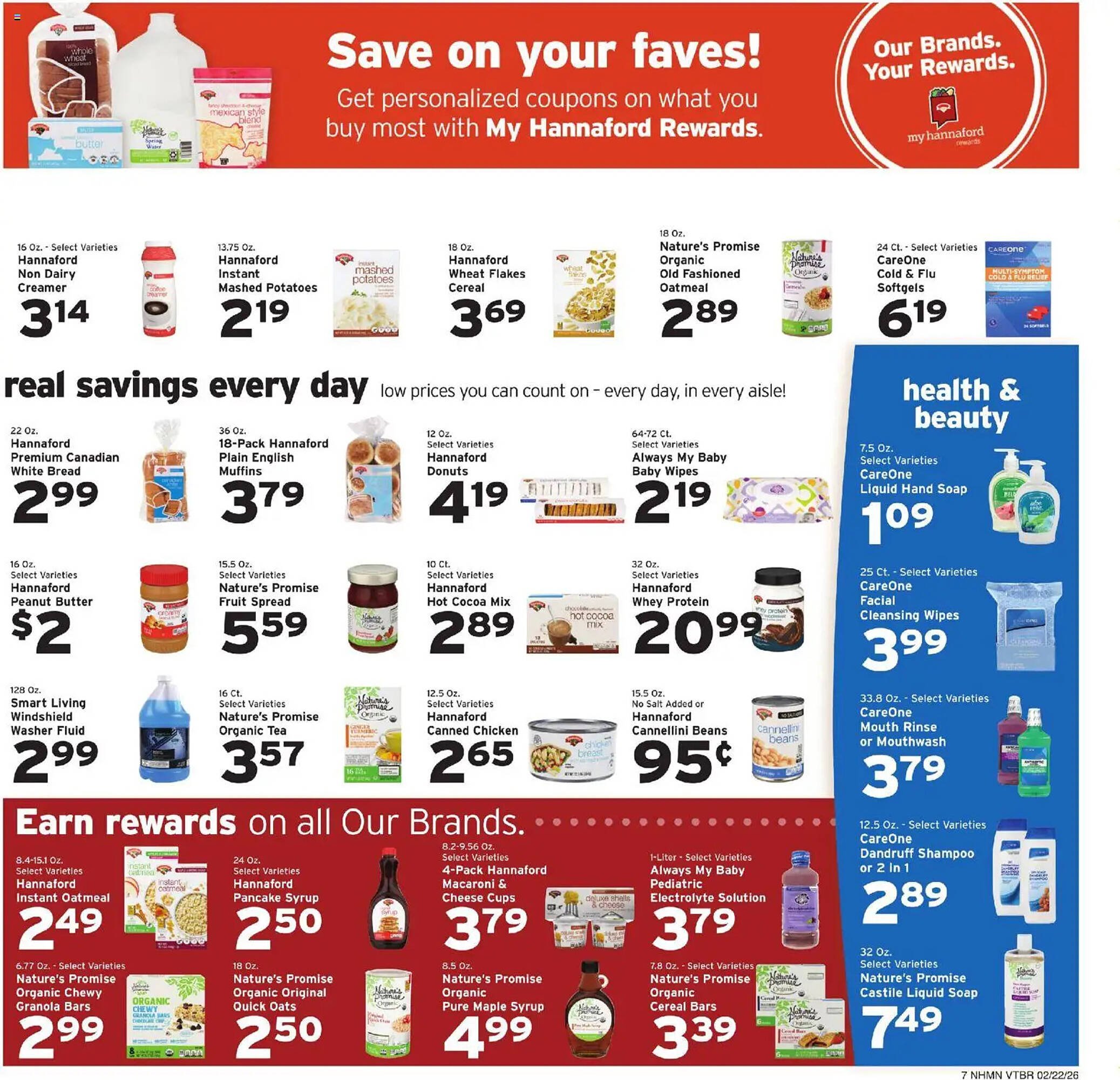Hannaford flyer