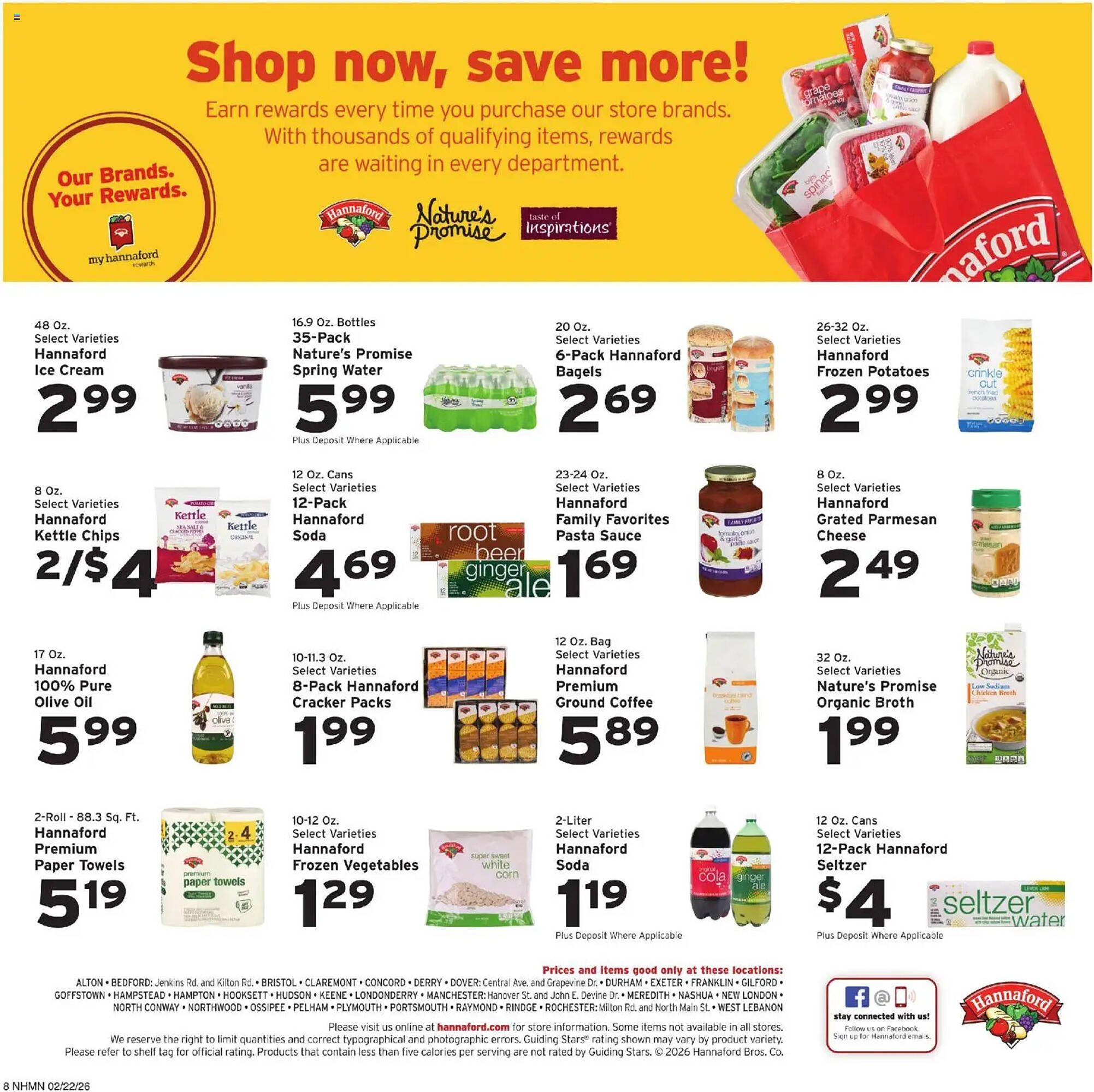 Hannaford flyer
