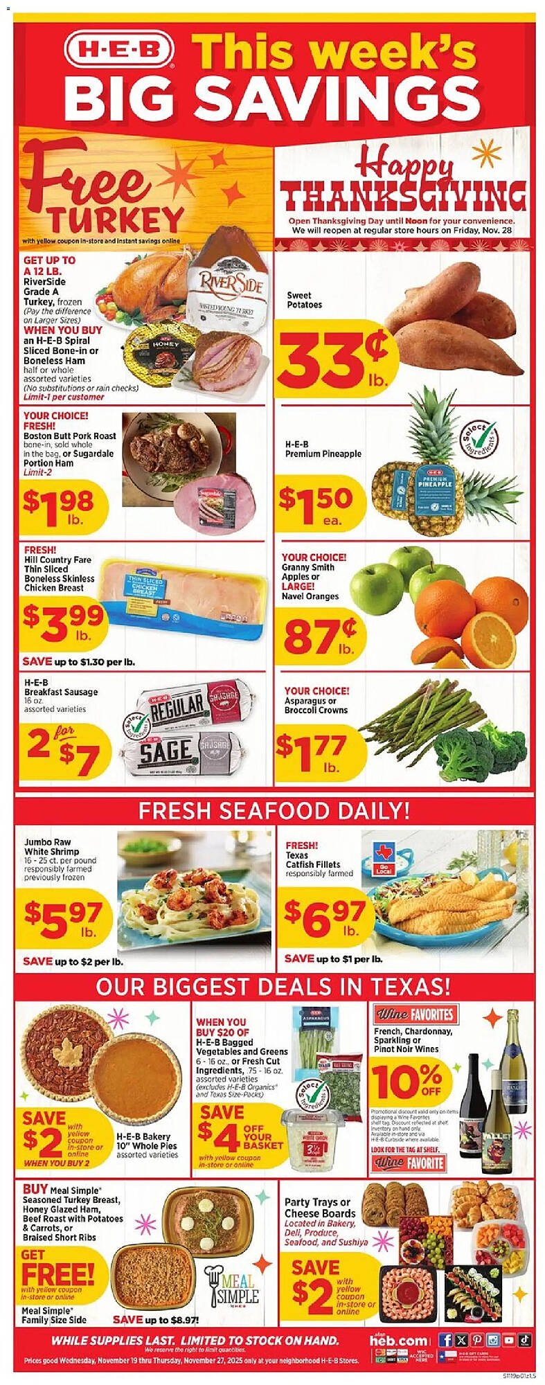 H-E-B weekly ad